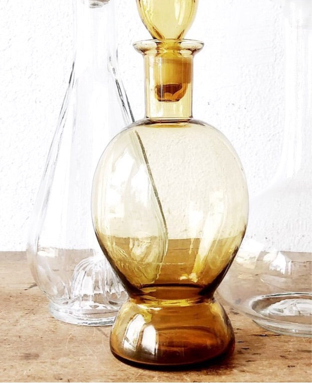 Vintage Glass Decanter Collection