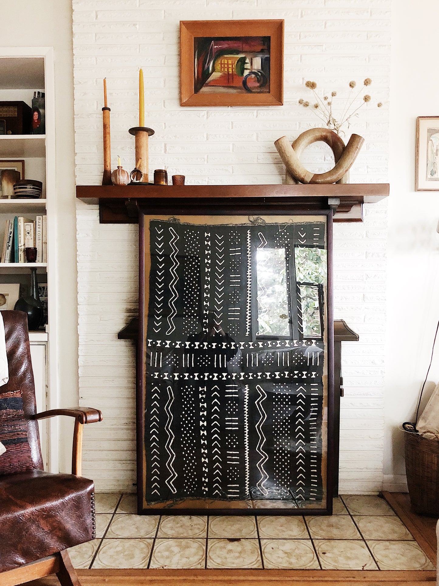 Vintage Museum Framed Mudcloth