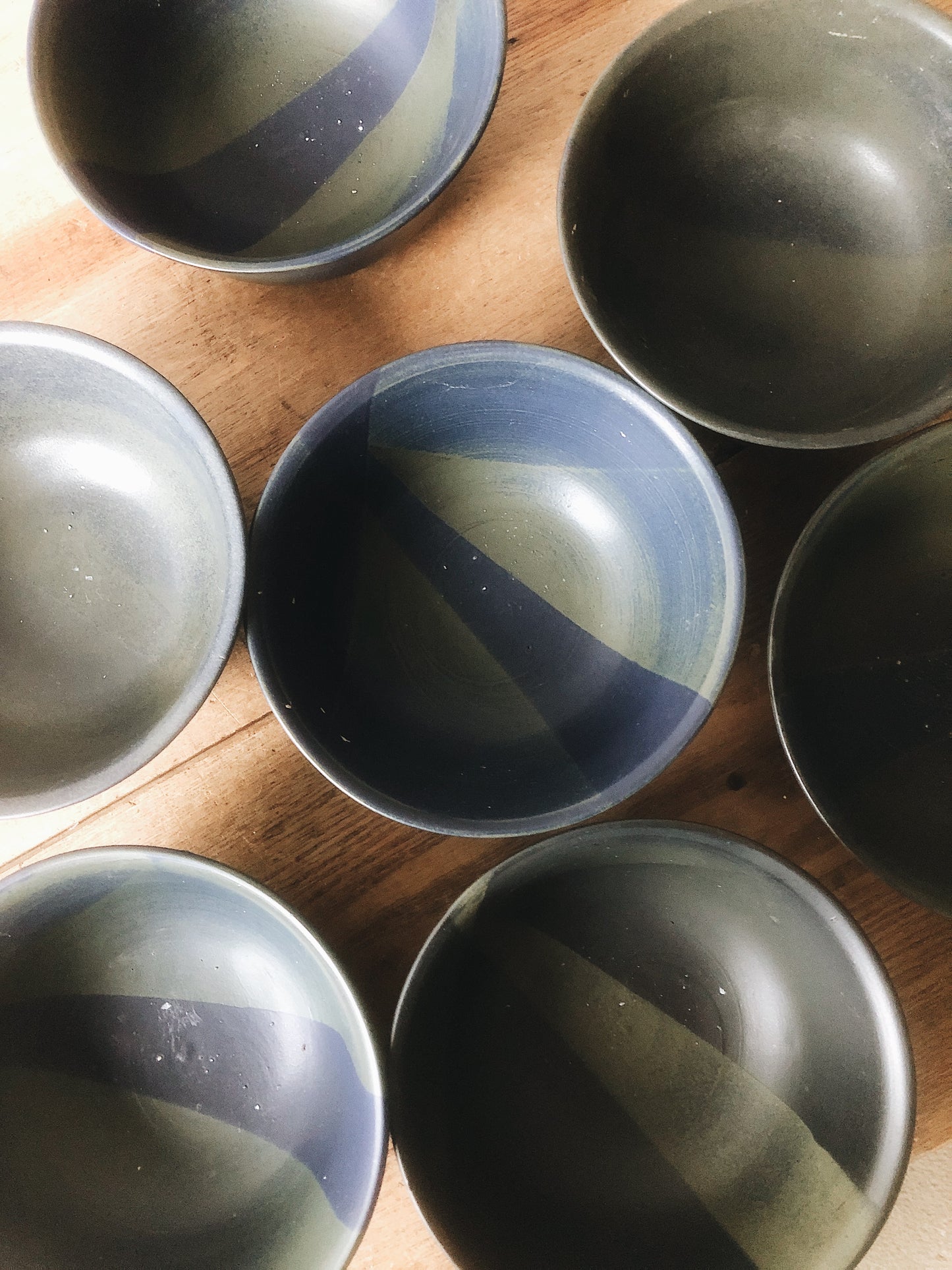 Vintage Tai Tau Mid Century Stoneware Bowls
