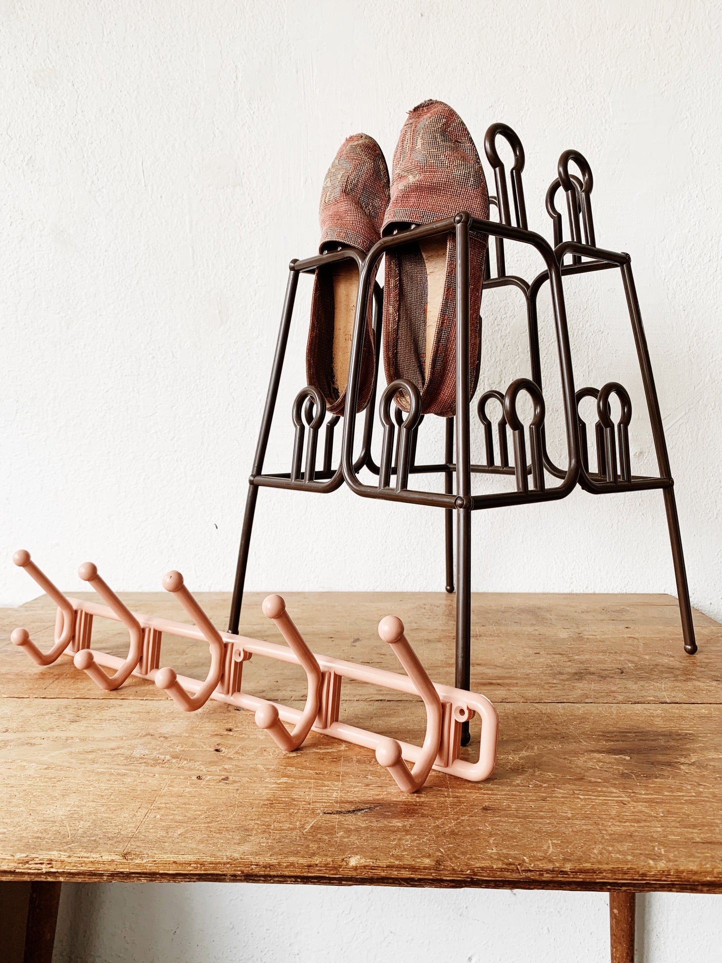 1980’s Pink Hook Rack