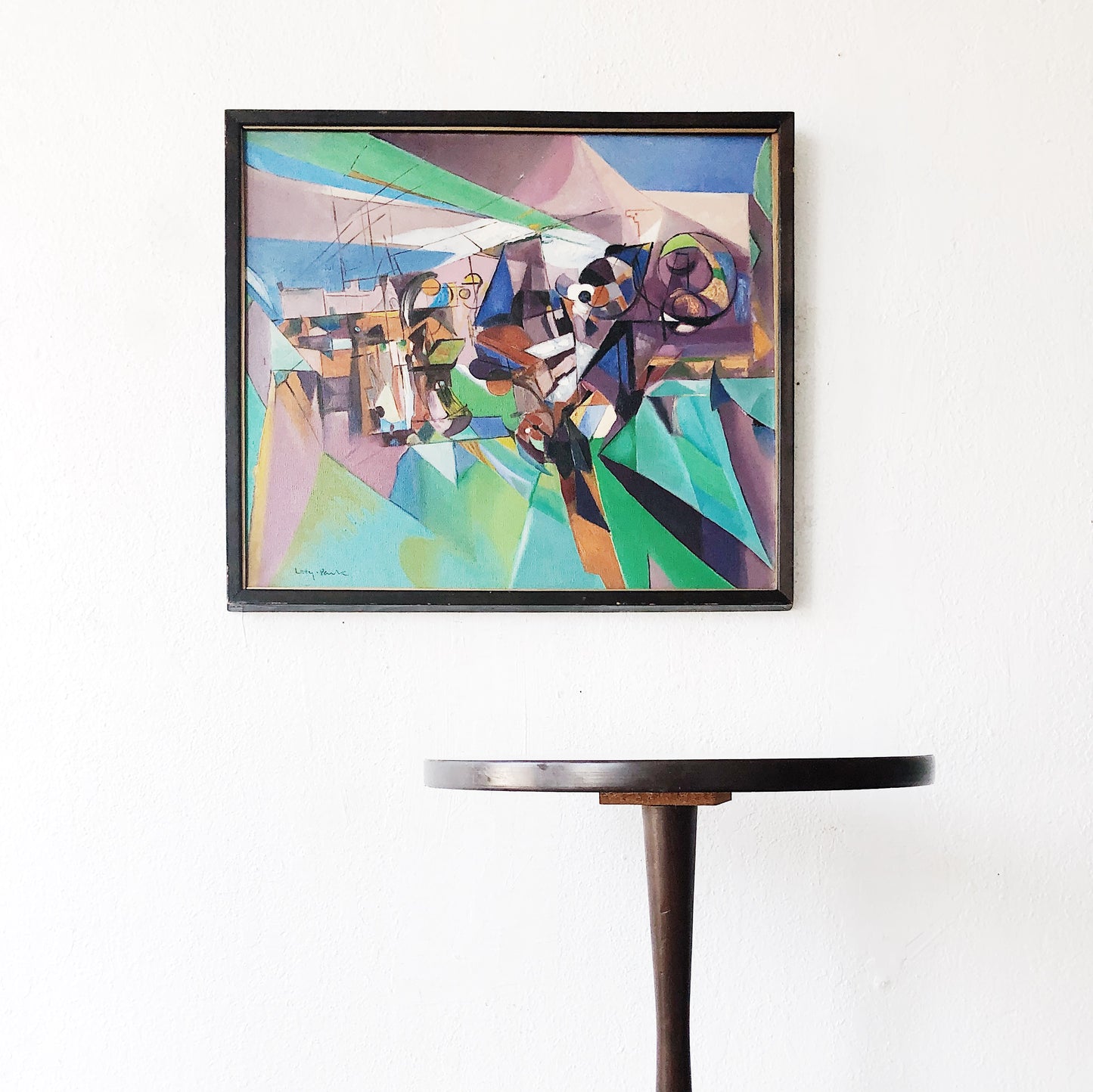 Vintage Modernist Landscape Painting