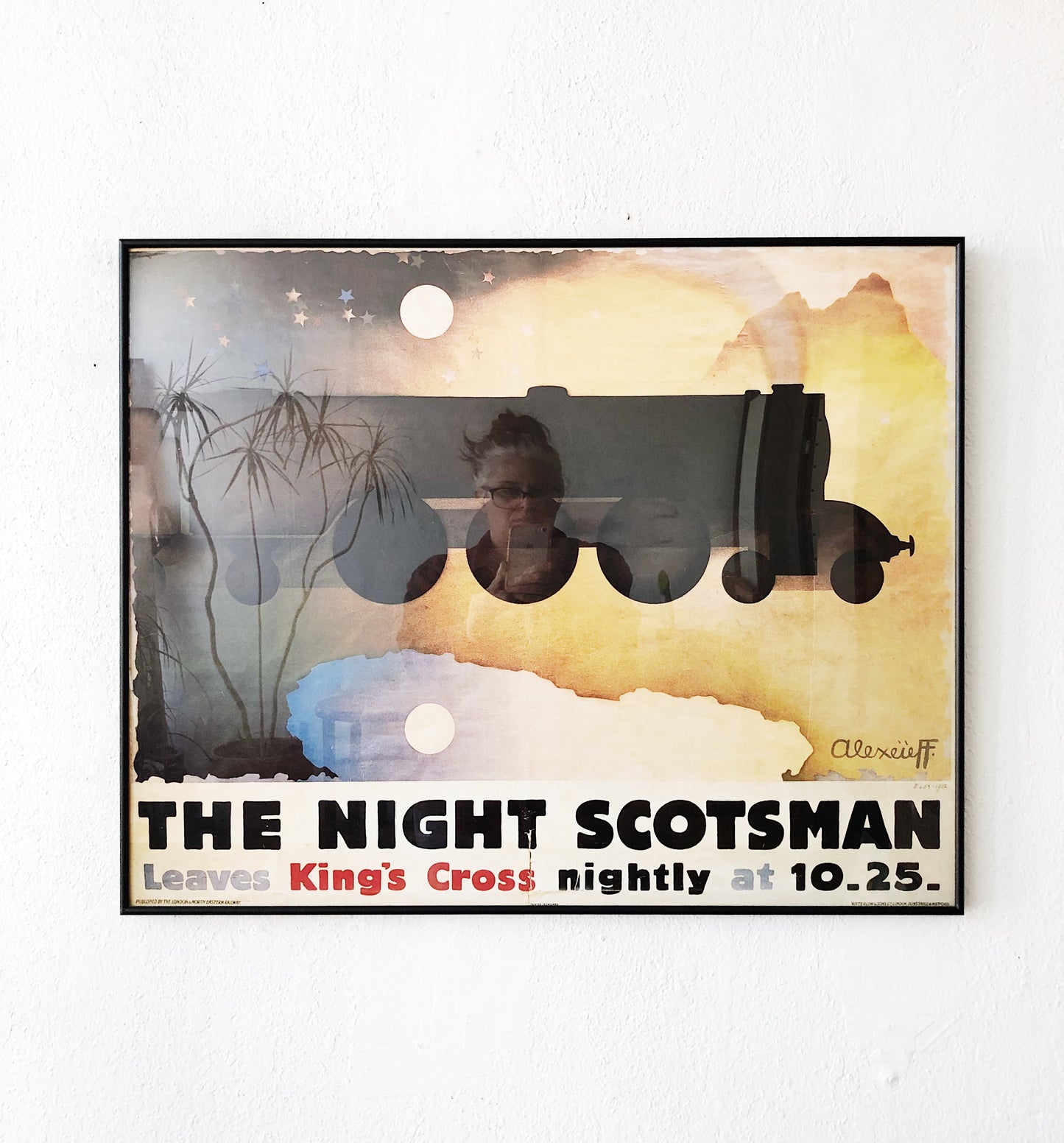 Vintage Night Scotsman Poster