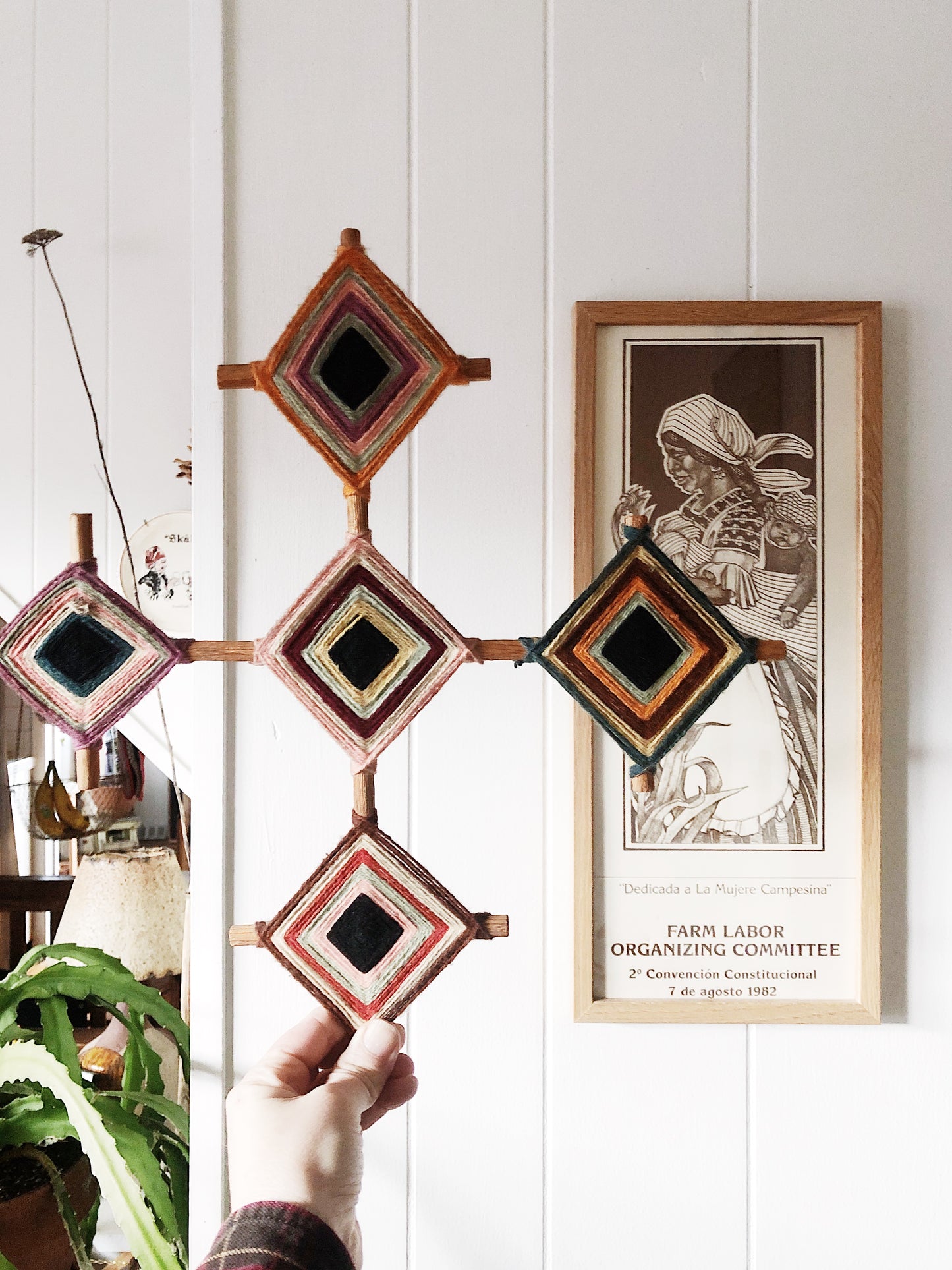 Vintage God’s Eye Weaving