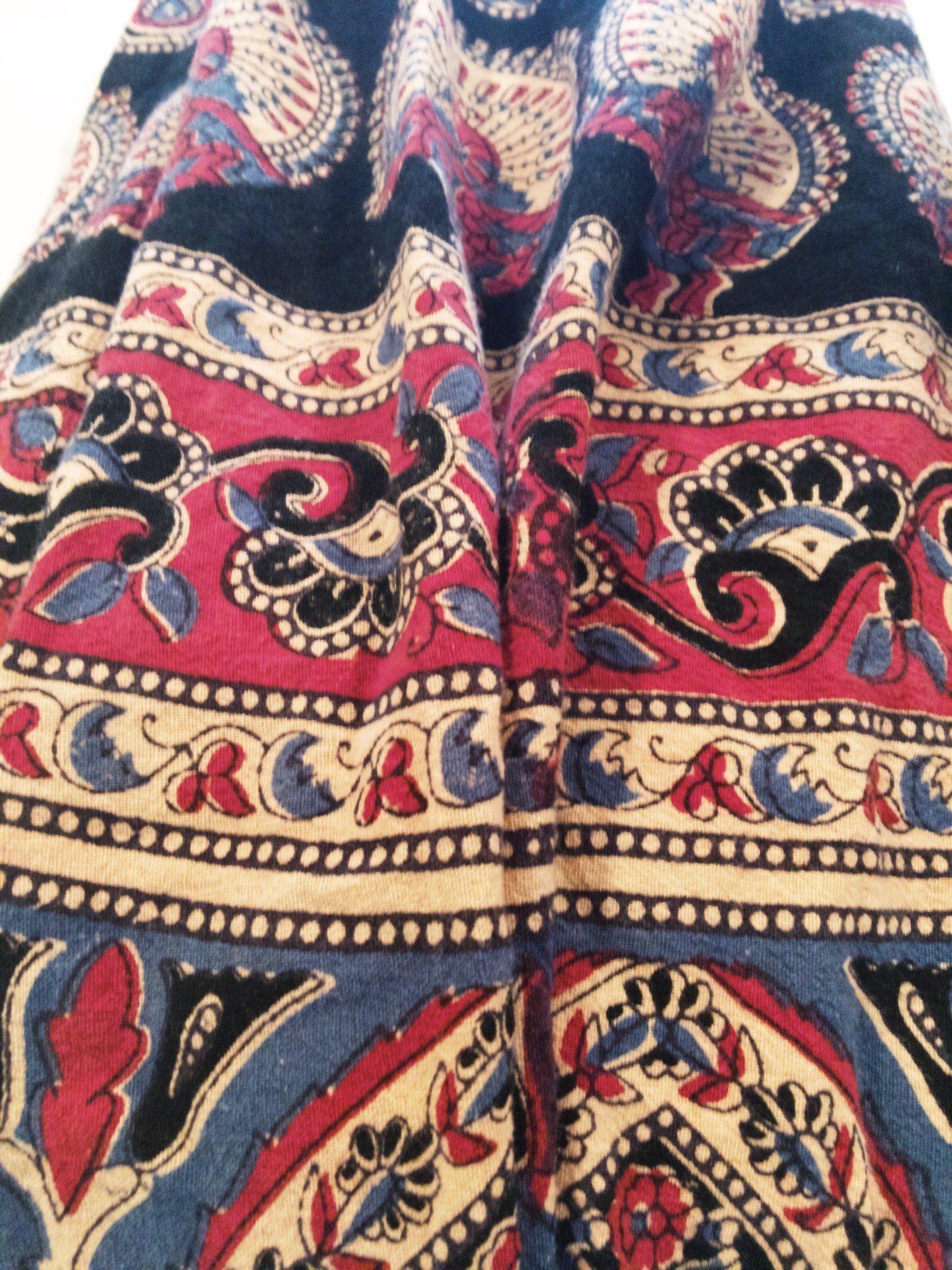 Vintage Indian Cotton Wrap Skirt