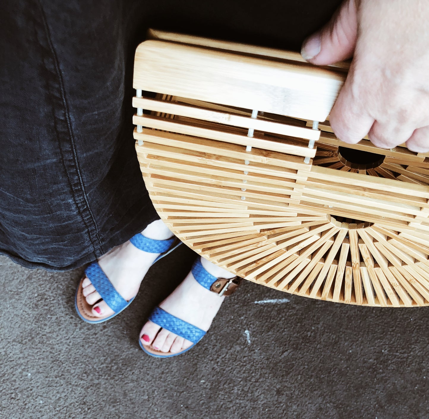Vintage Bamboo Handbag