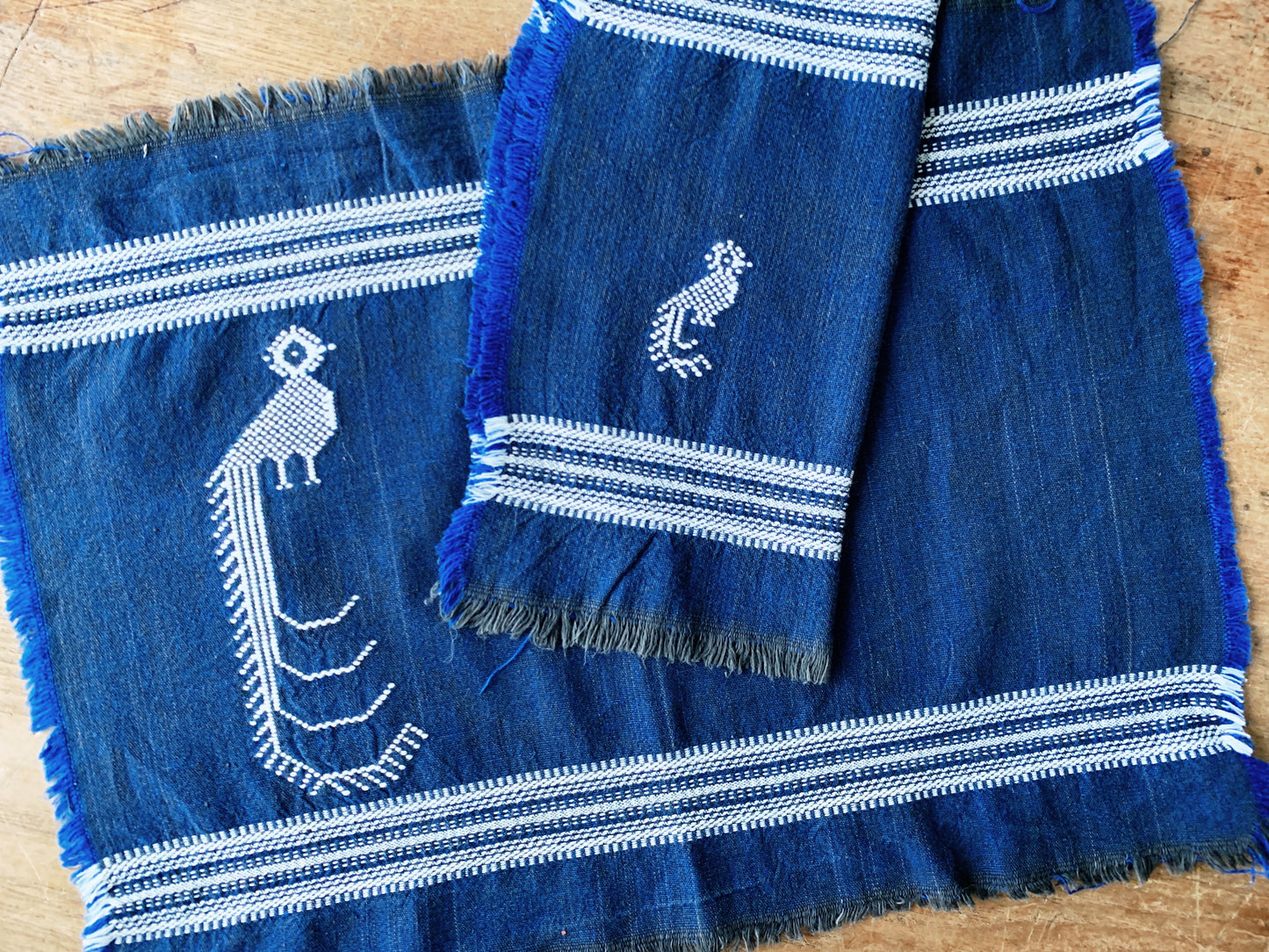 Vintage Embroidered Napkin/Placemat Set