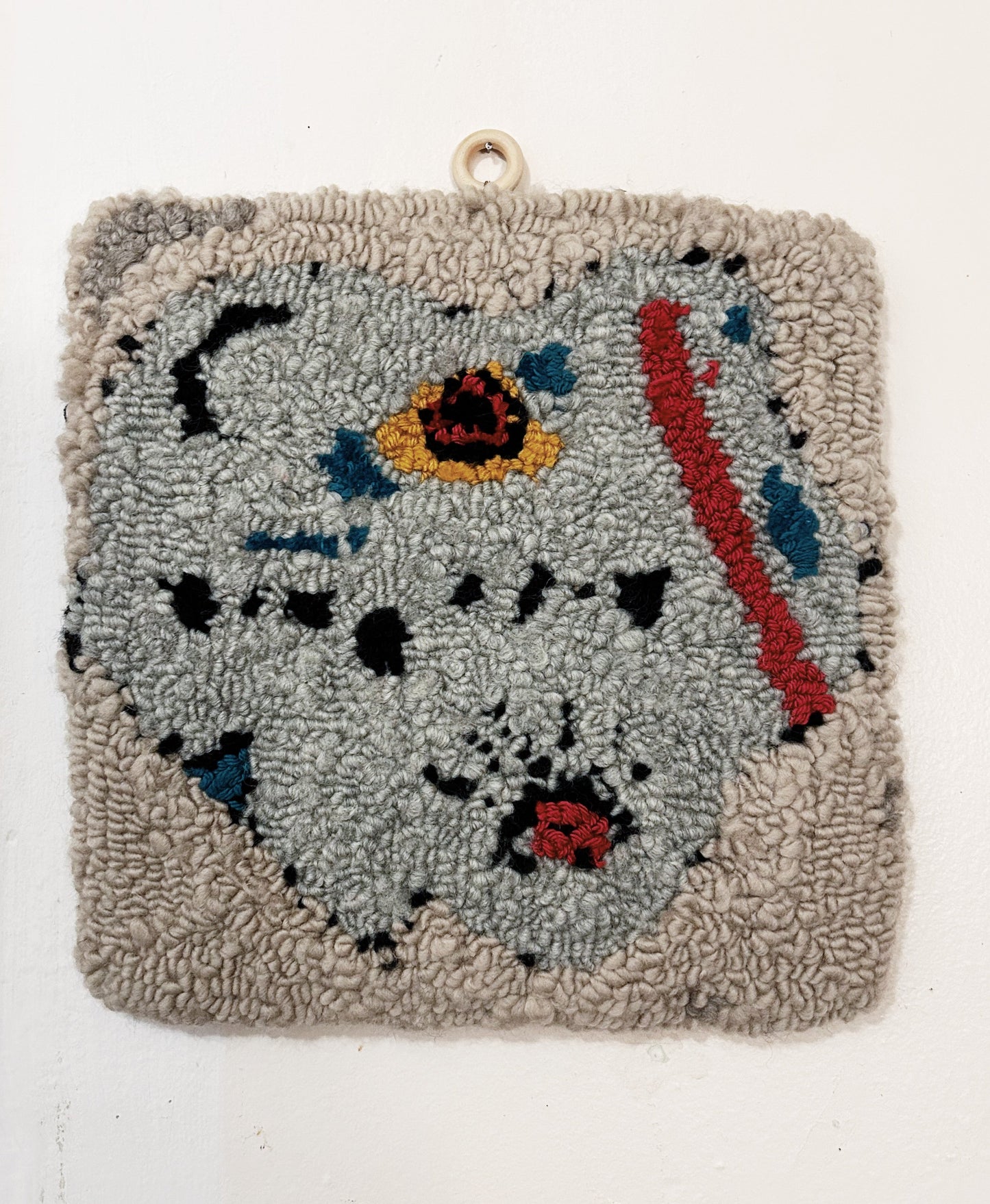 Original Abstract Fiber Art