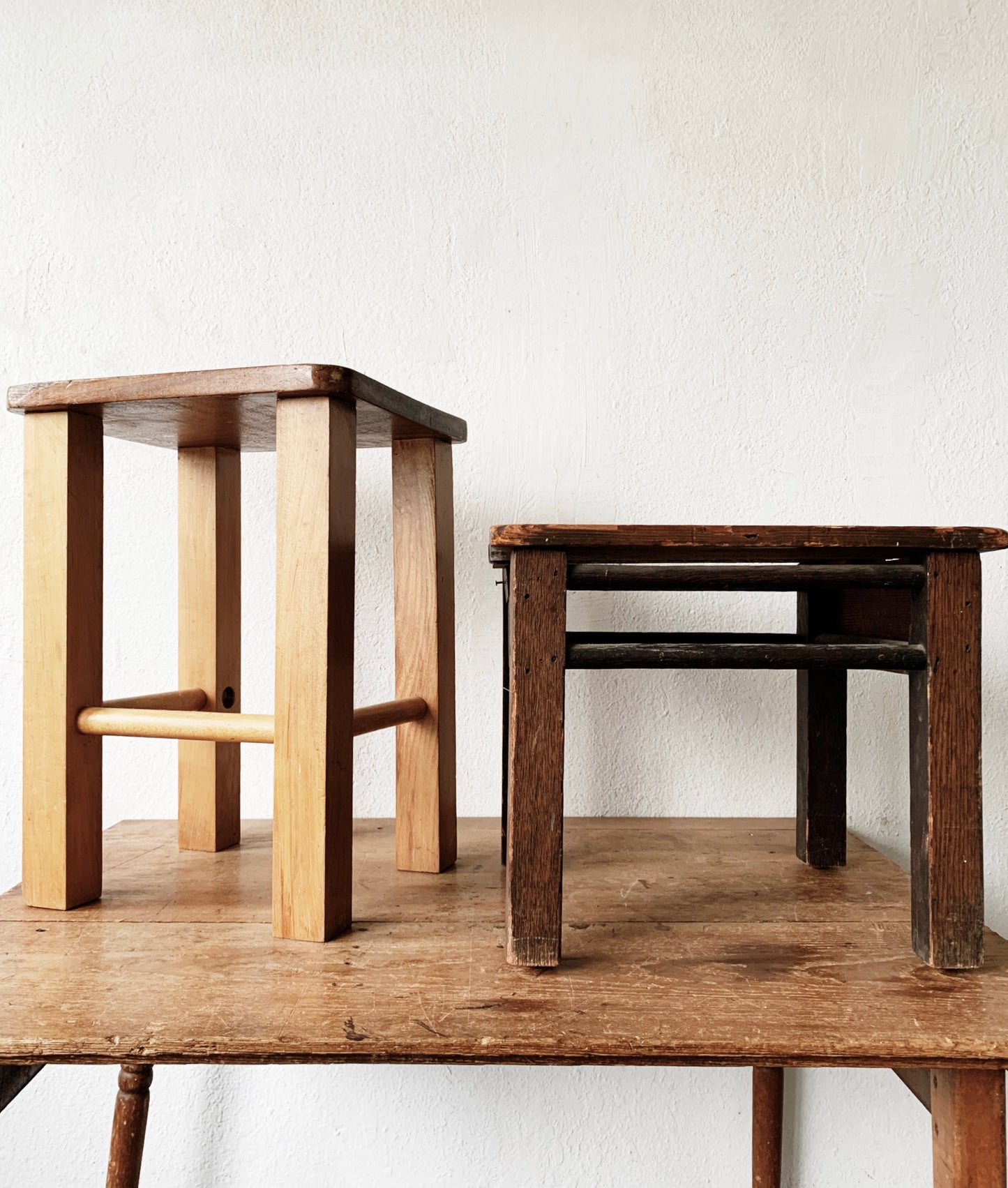 Small Vintage Wood Table