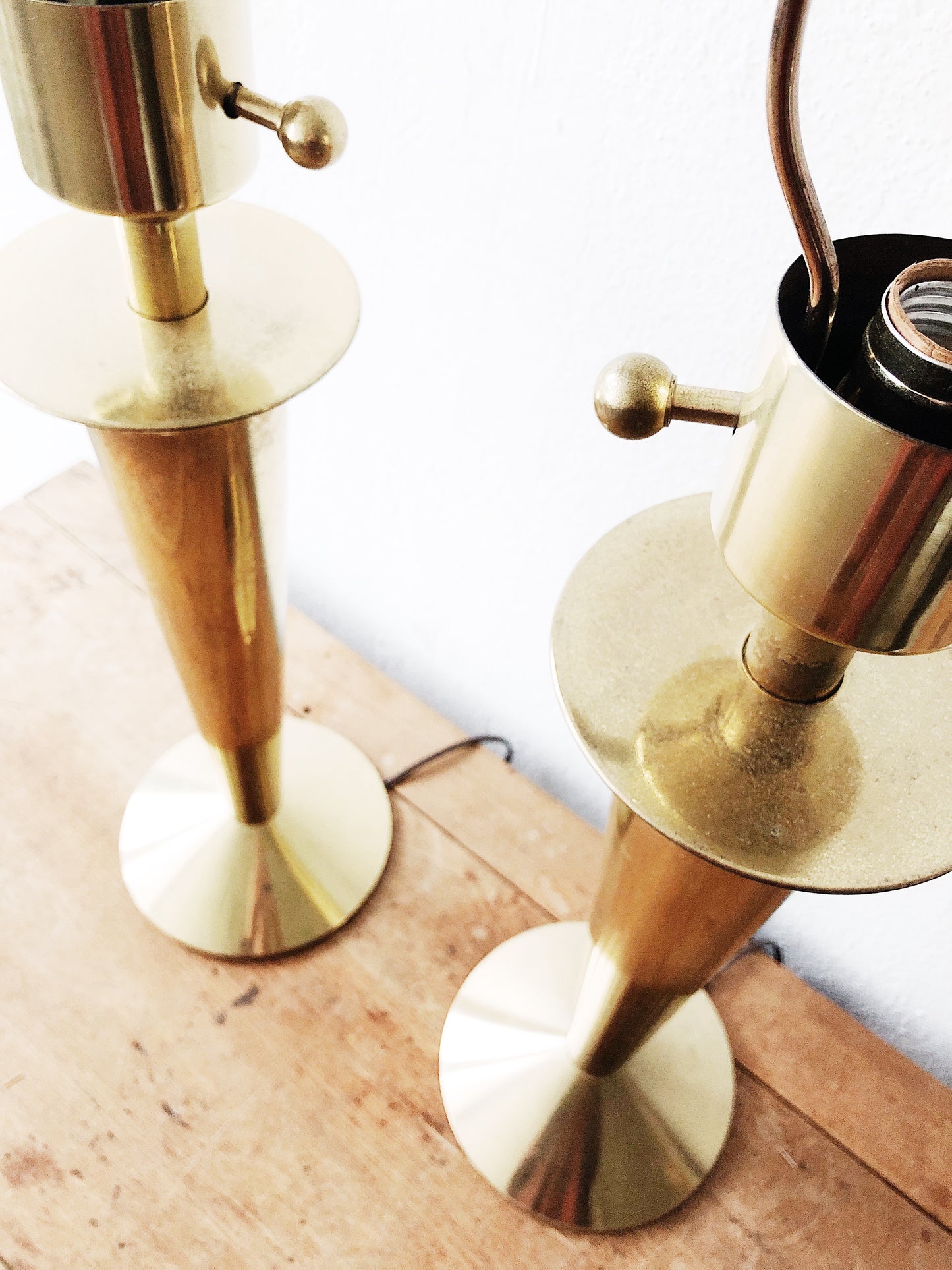Vintage Regency Style Stiffel Brass Lamp