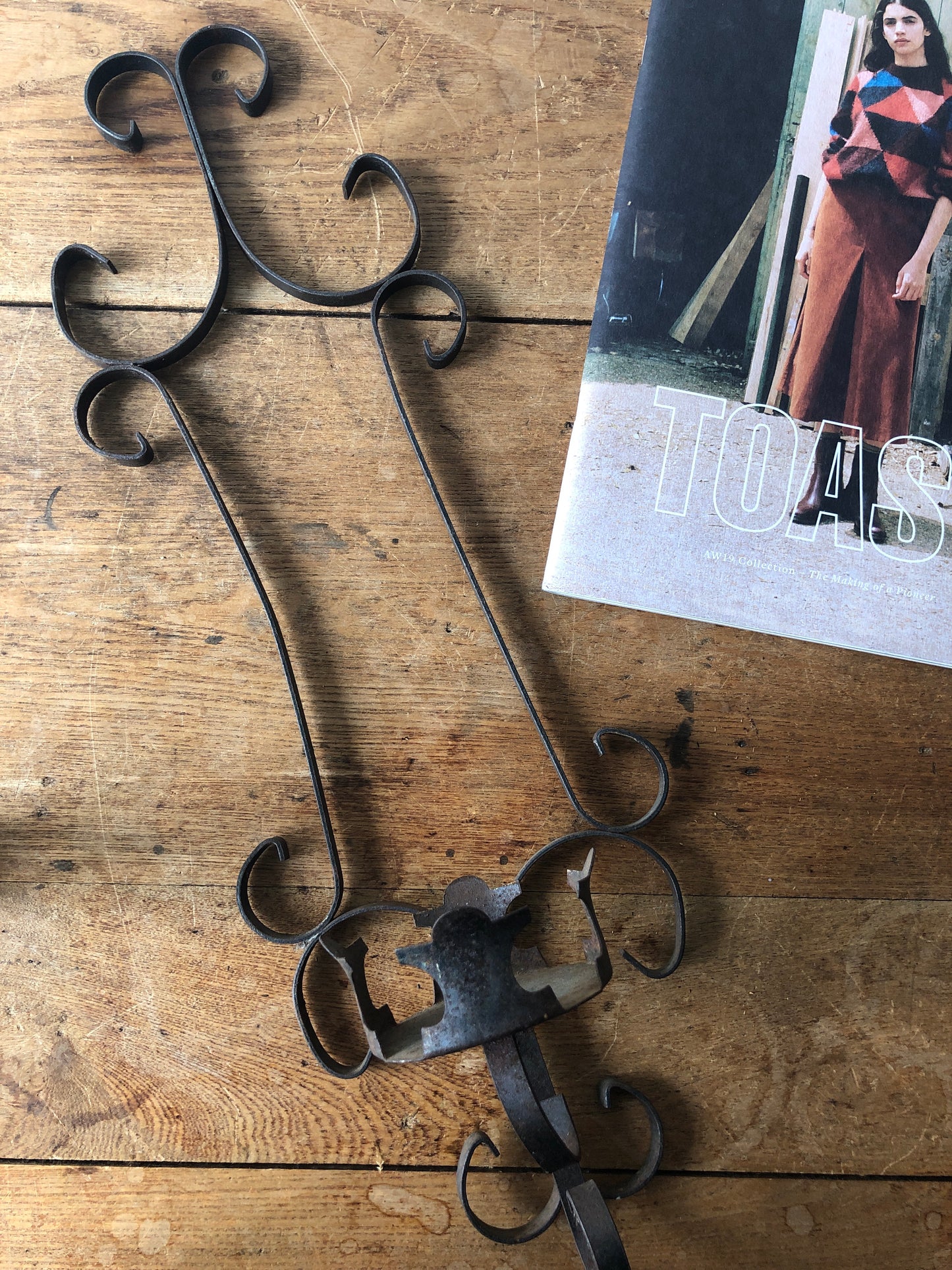 Vintage Iron Candleholder