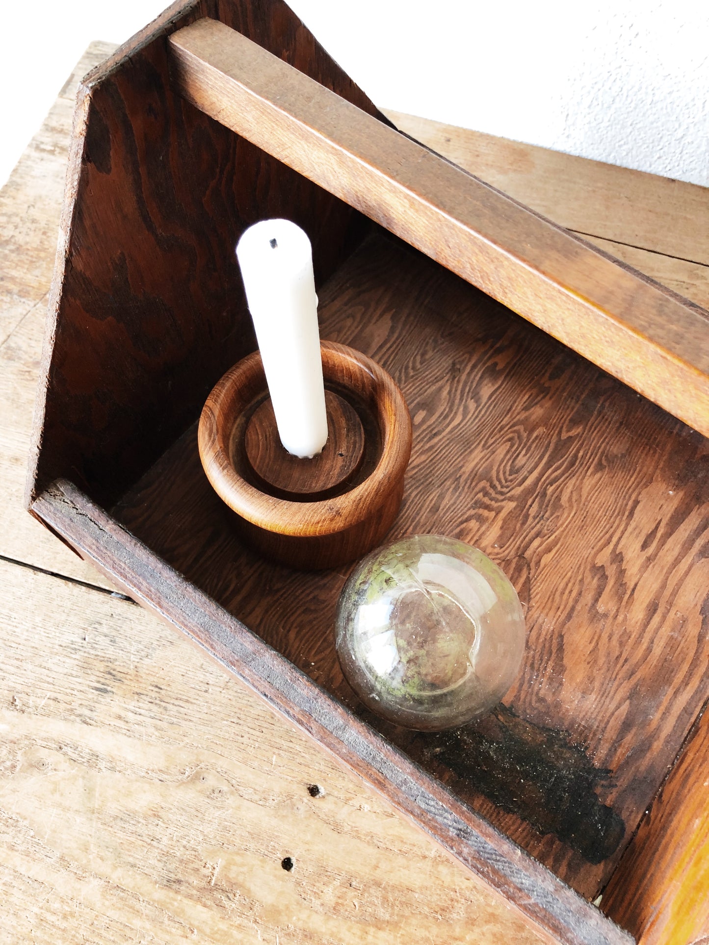Vintage Wood Caddy