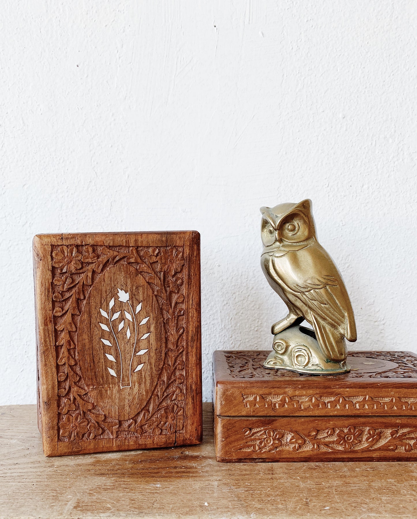 Vintage Brass Owl