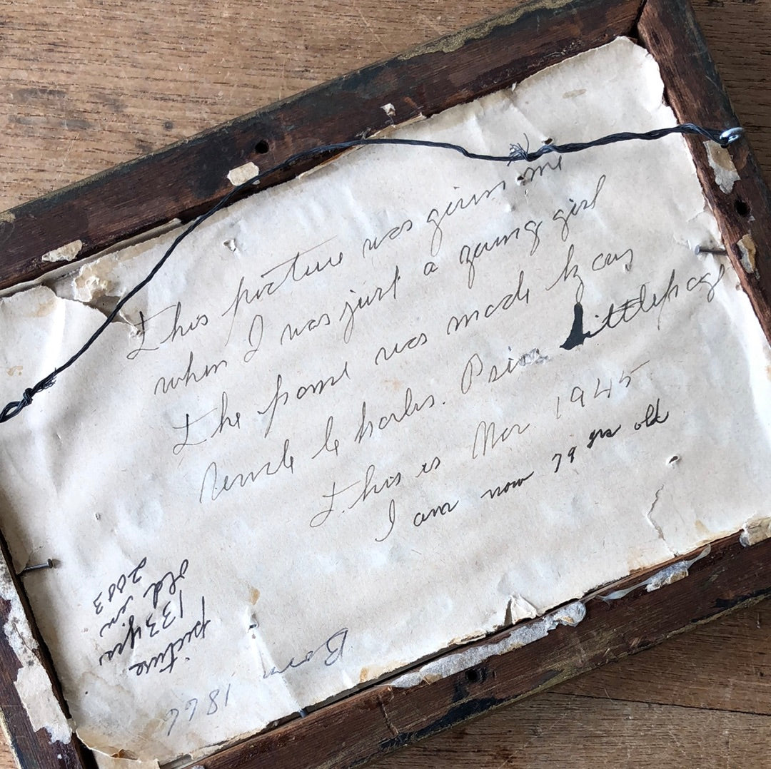 Original Antique Collage Art - Late 1800s