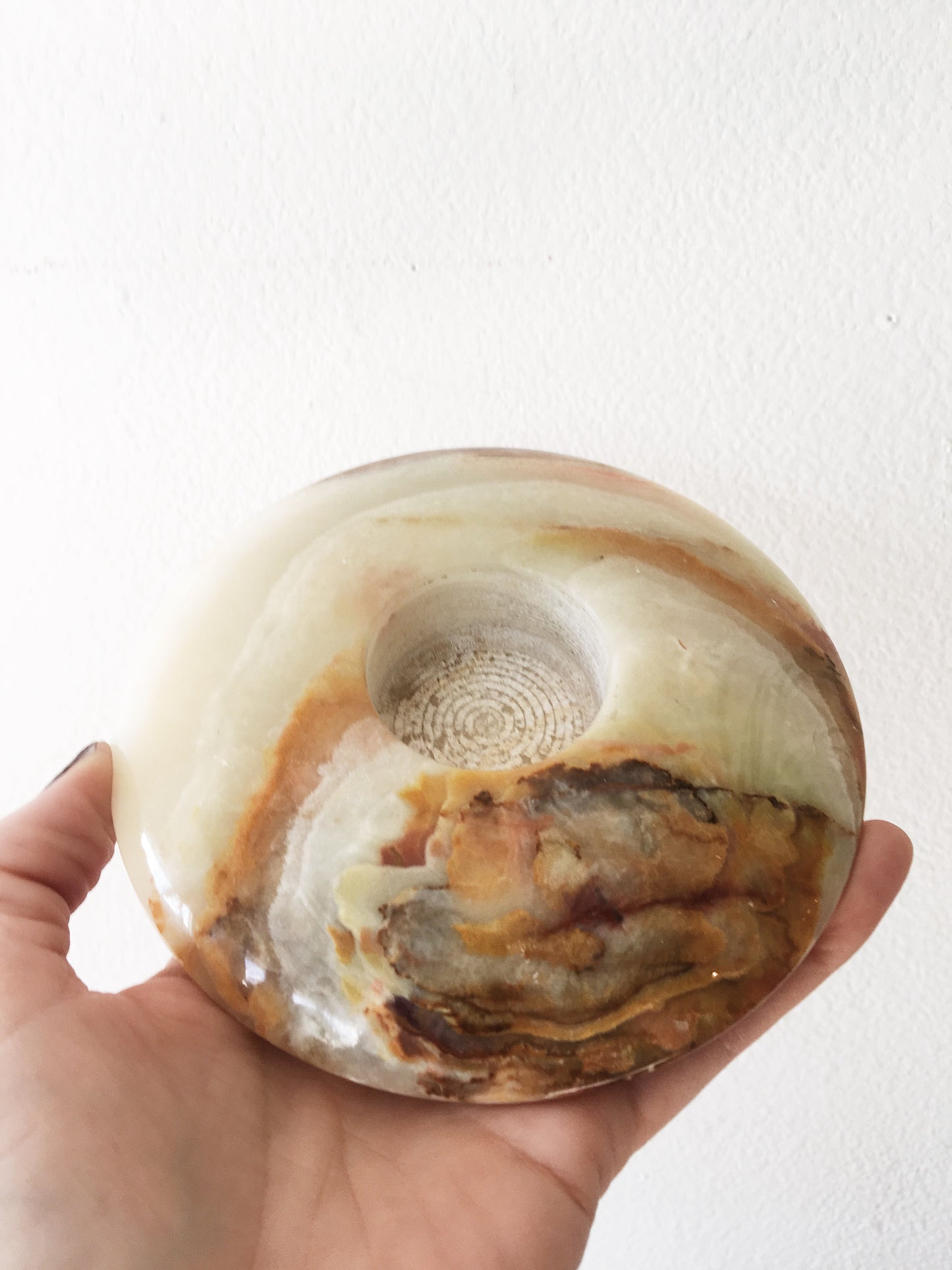 Agate Votive Holder