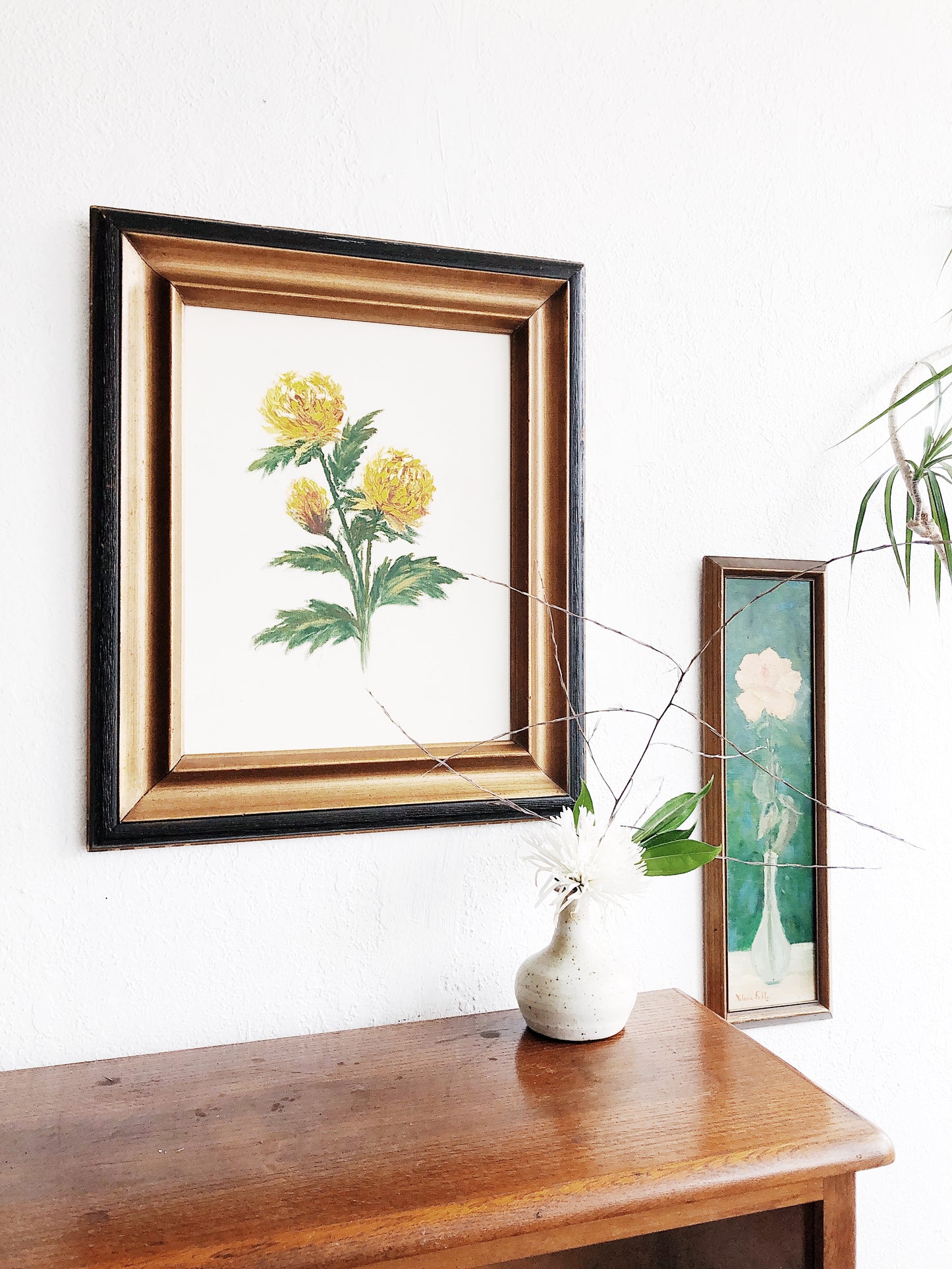 Vintage Floral Still Life Painting