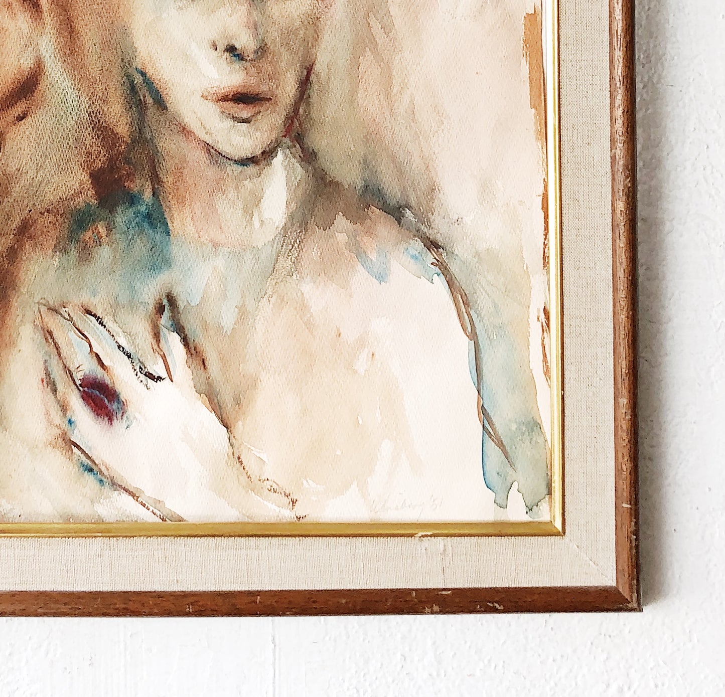 Ghostly Mid Century Painting