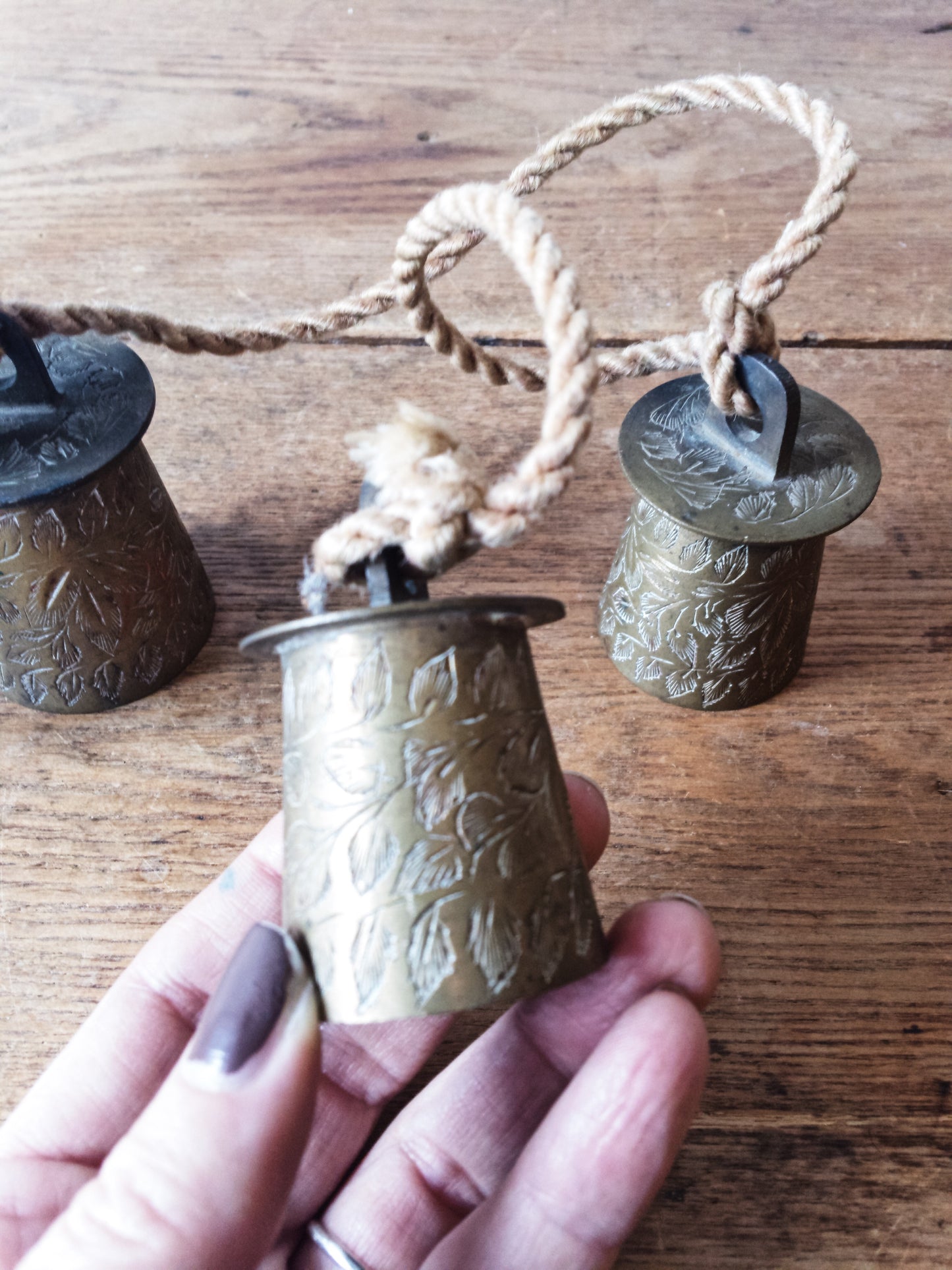 Vintage Indian Brass Bells