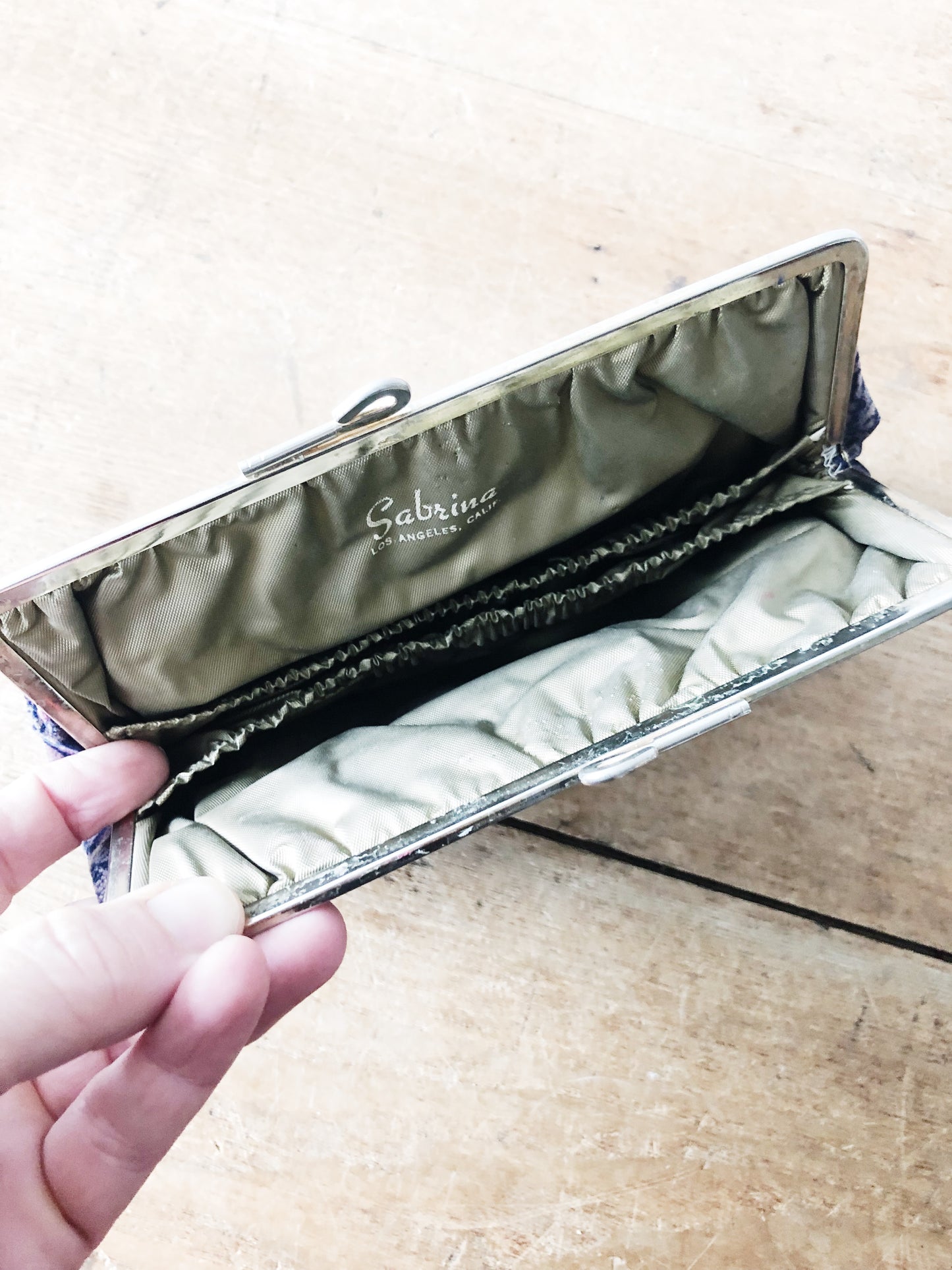Vintage Velvet Makeup Bag