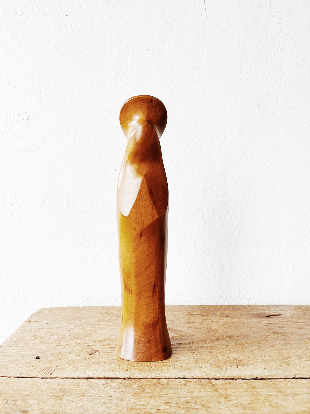 Mid Century Carved Wood Mary Magdalene