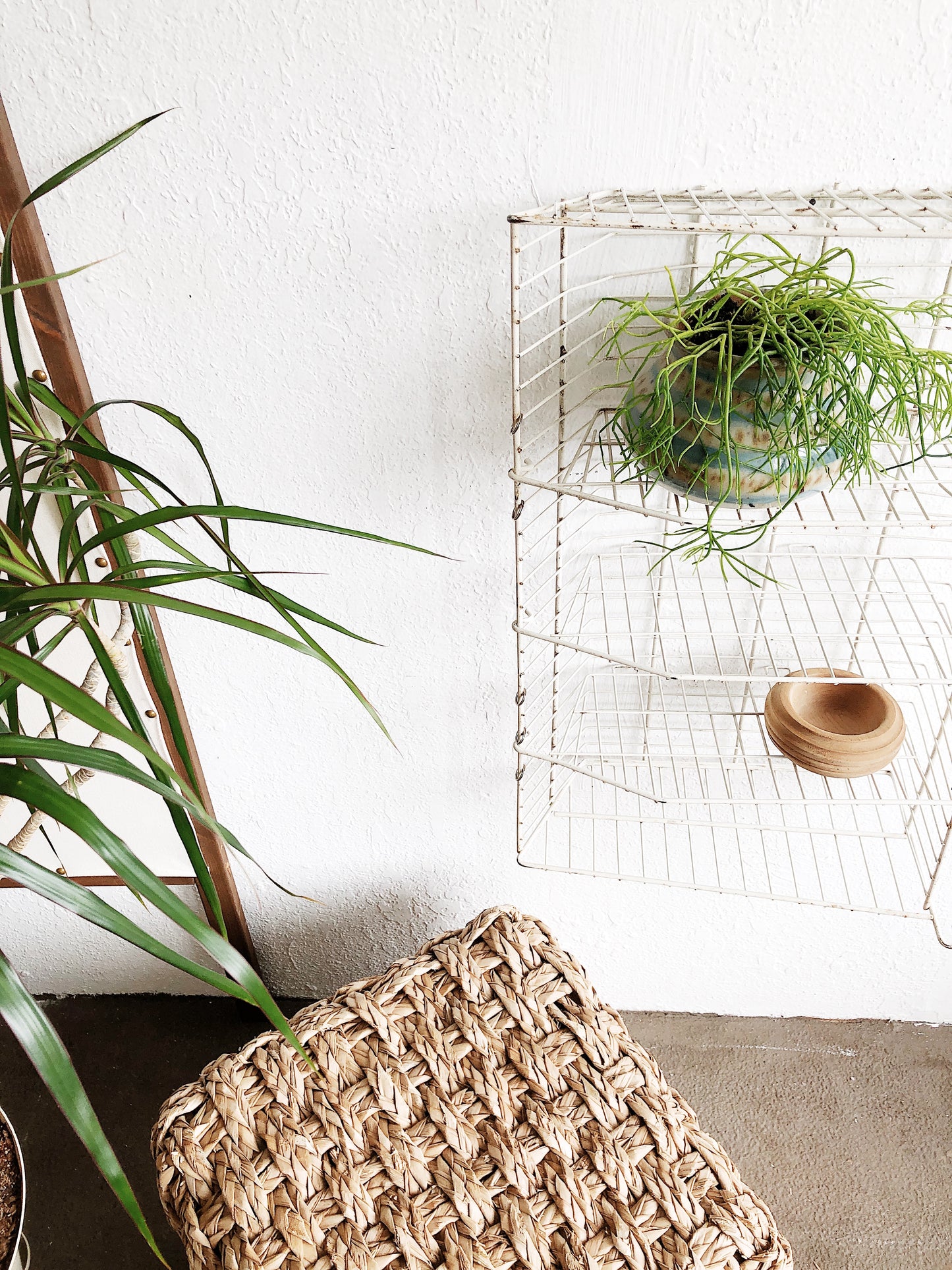 Seagrass Cube Ottoman