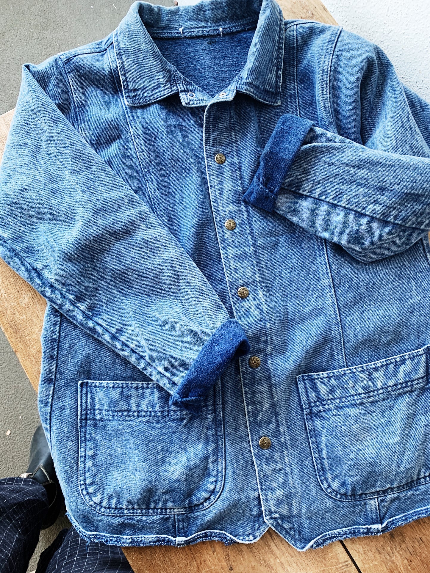 Vintage Denim Chore Jacket