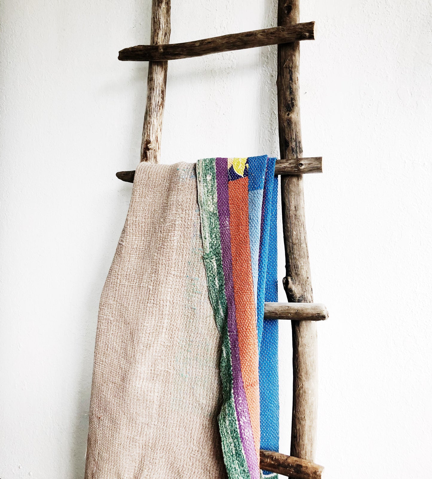 Vintage Reversible Cotton Kantha Quilt