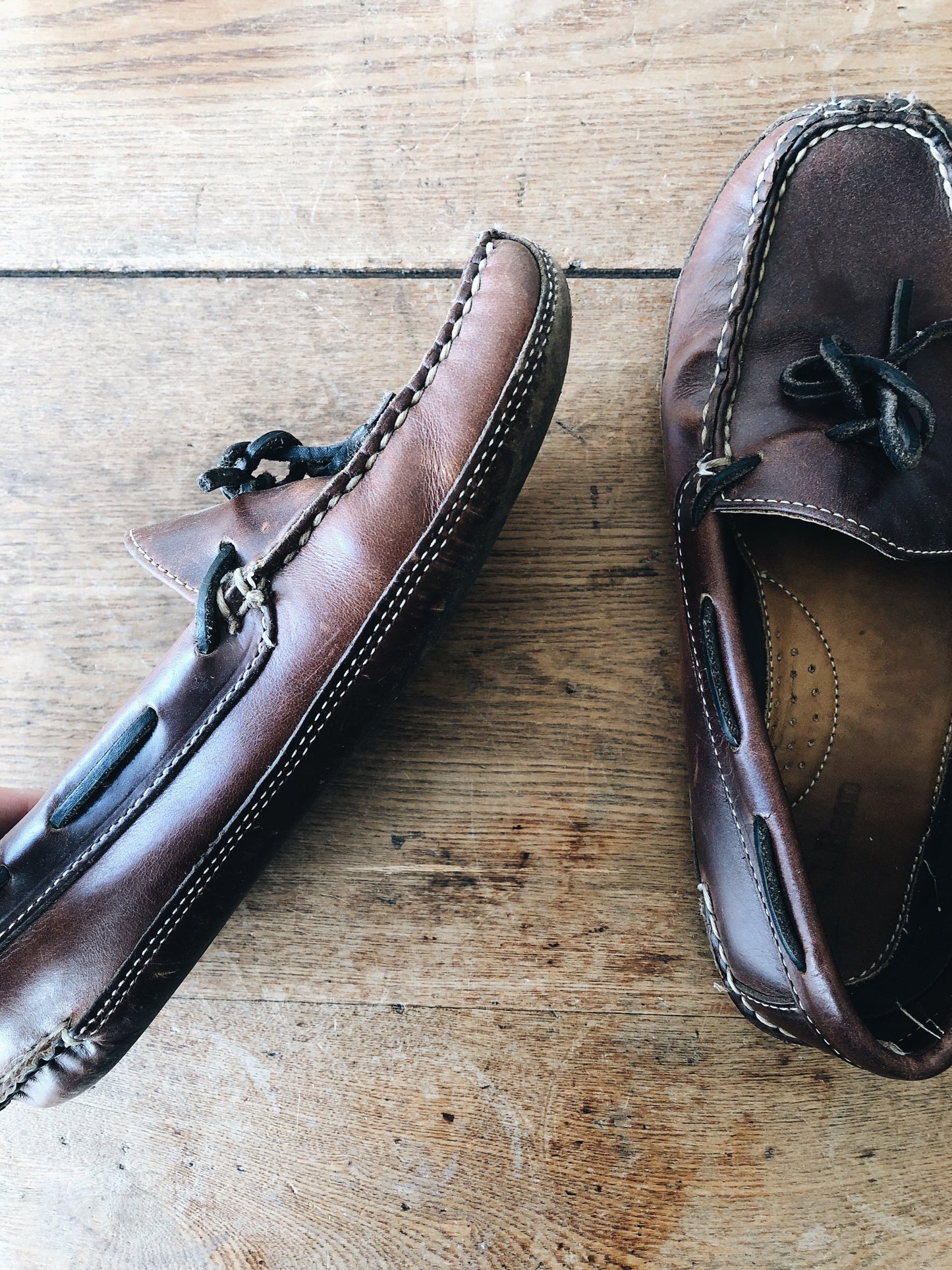 Vintage LL Bean Leather Mocs