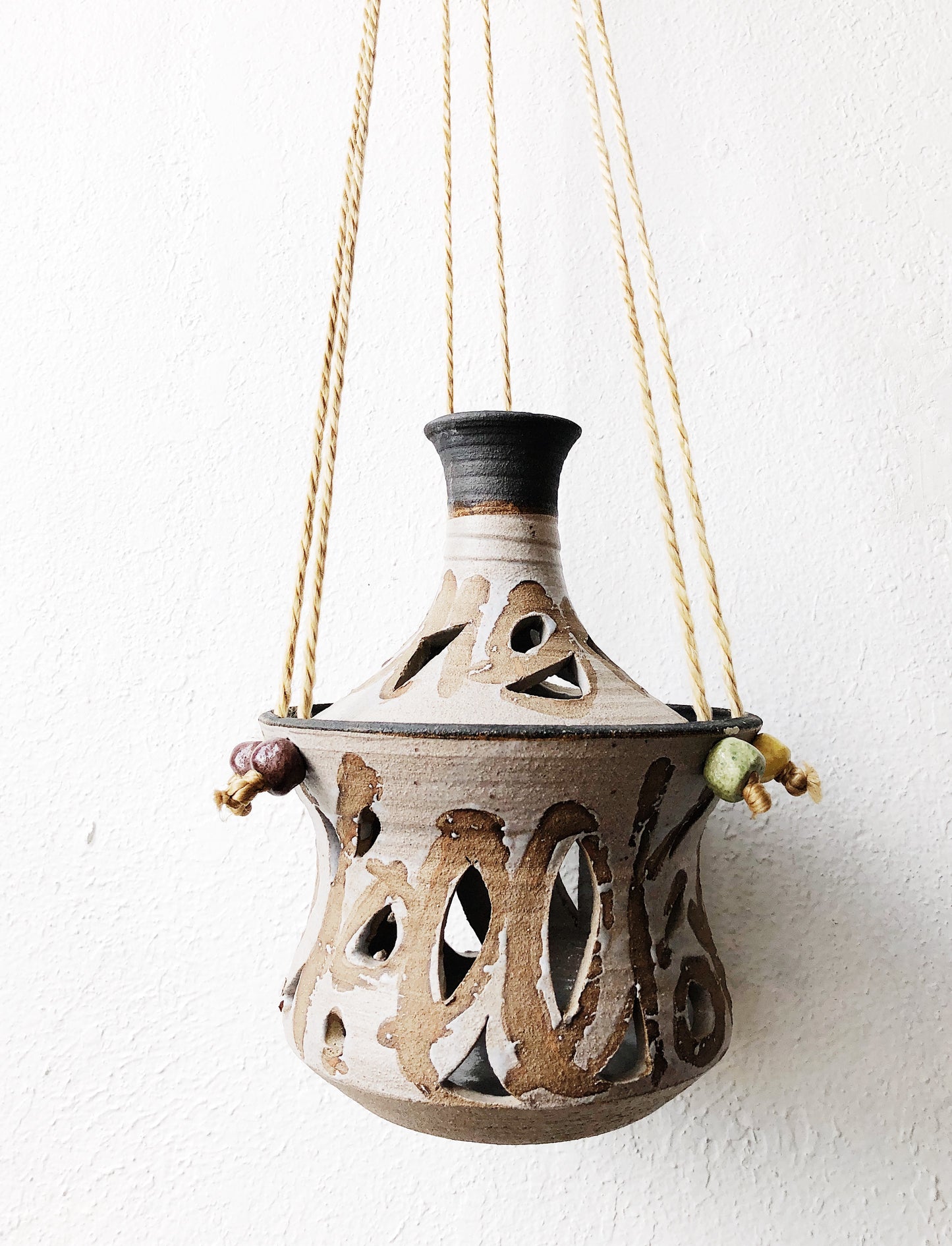 Vintage Stoneware Lantern