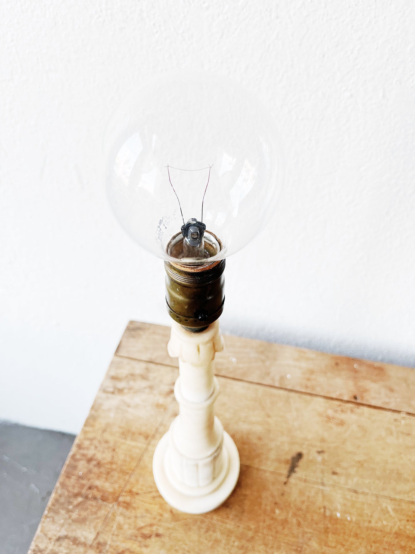 Antique Marble Lamp