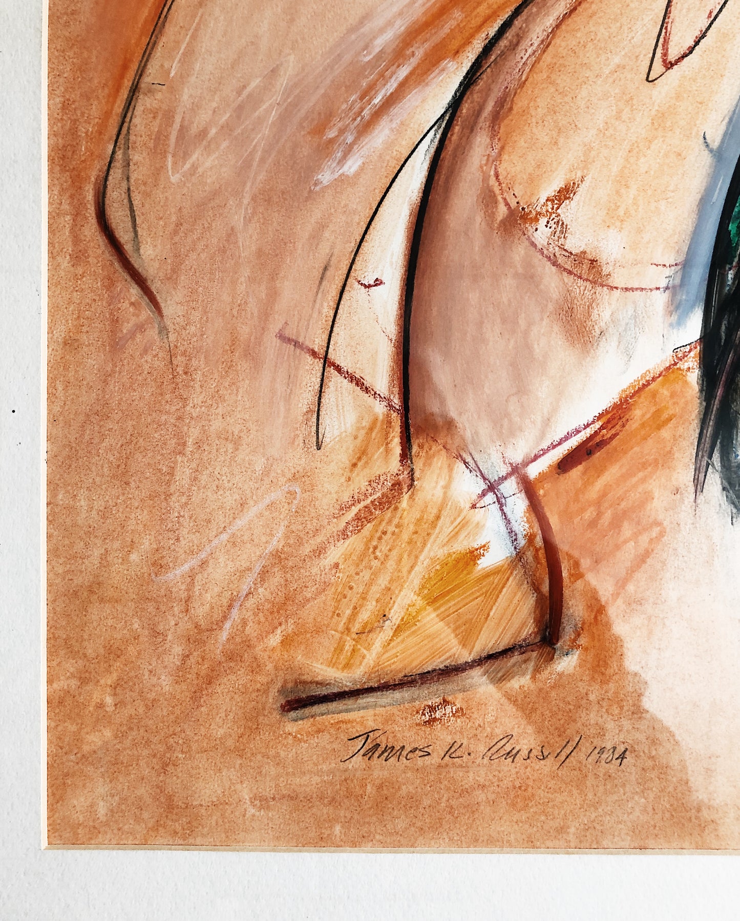 Vintage Original Nude Painting