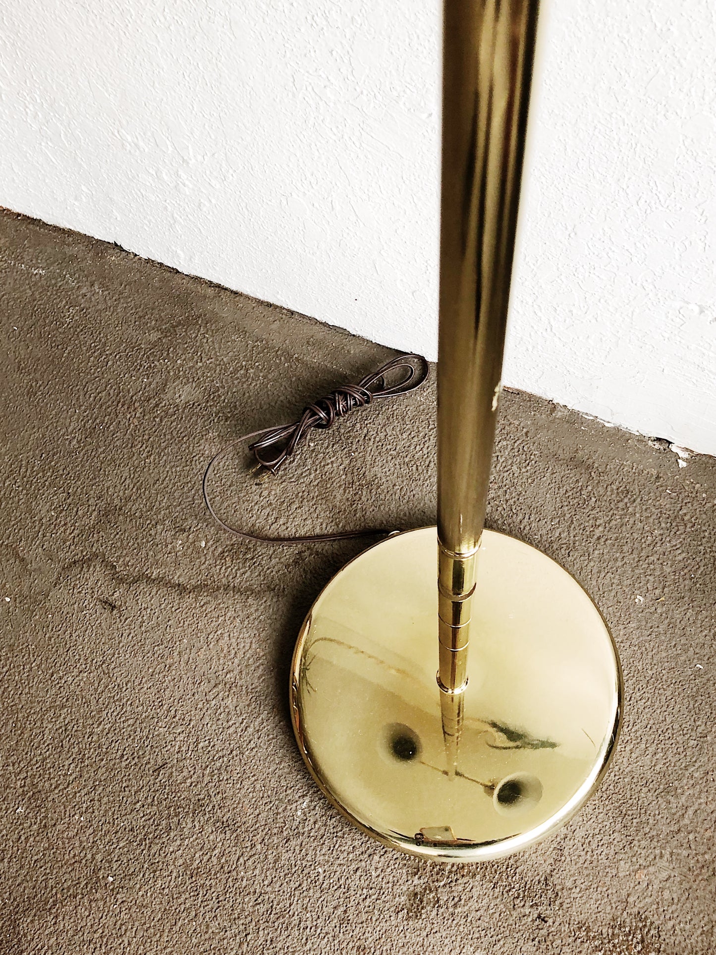 Vintage Brass Floor Lamp