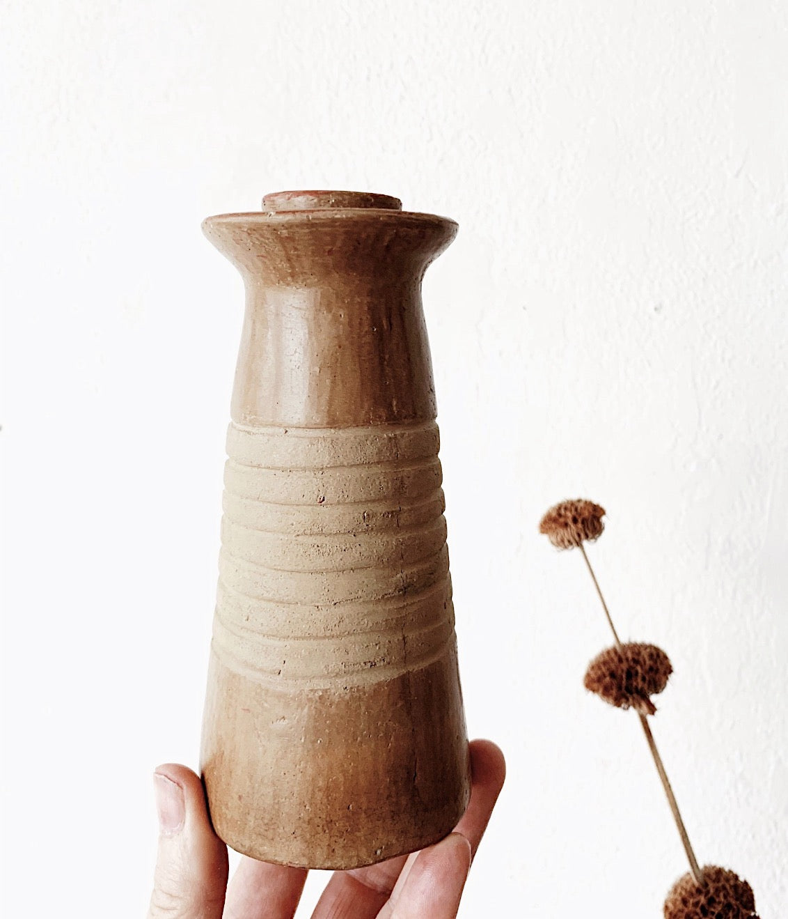 Vintage Ceramic Vase or Candle Holder