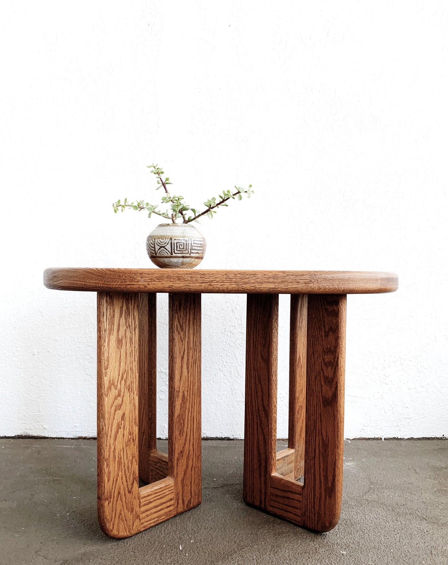 Vintage Petite Oak Coffee/Side Table