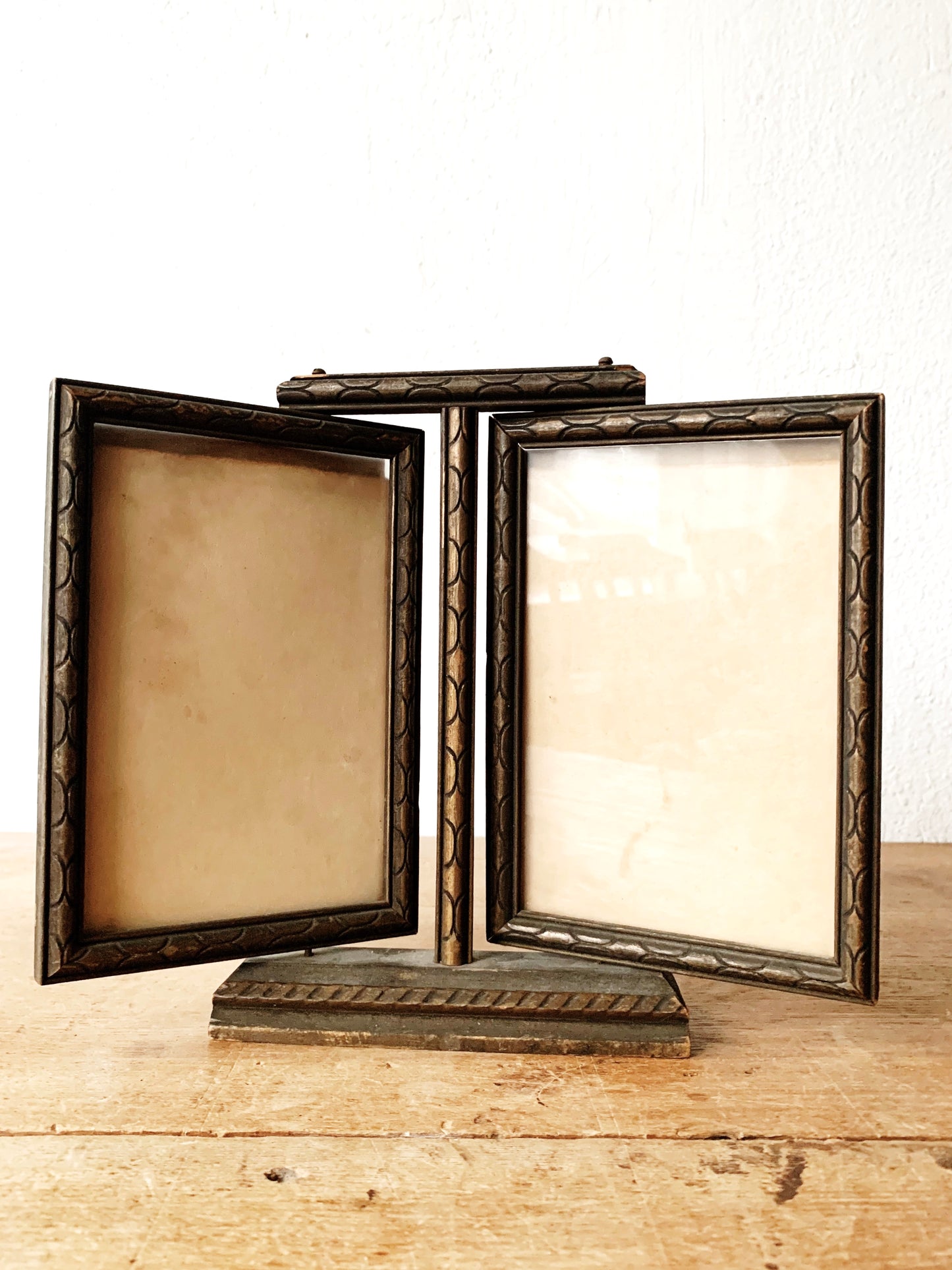 Antique Double Standing Frames