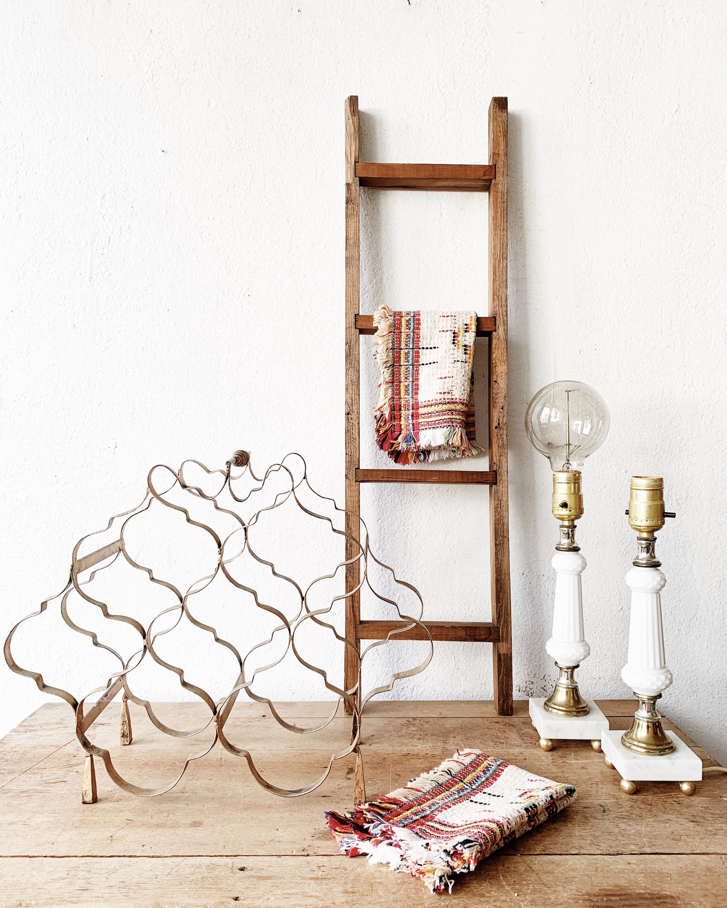 Vintage Petite Wood ladder