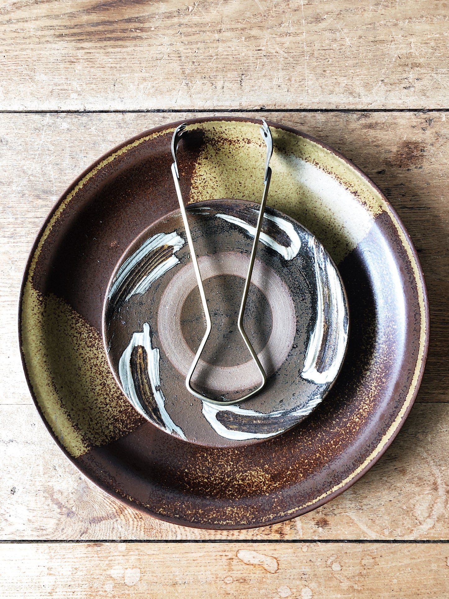 Vintage Iron Mountain Stoneware Platter