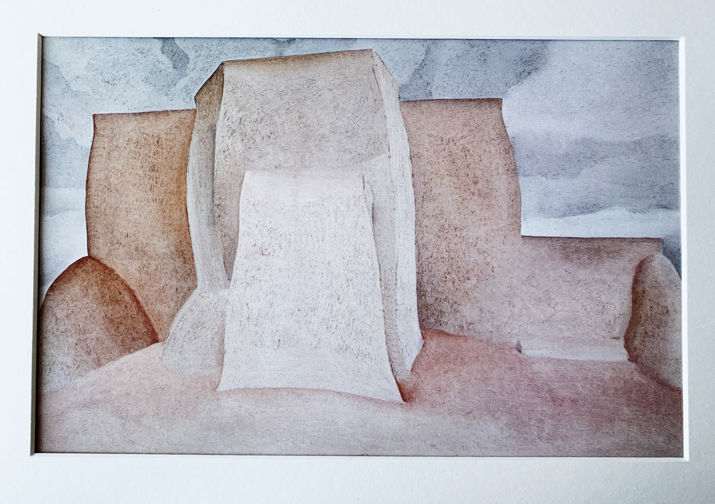 Vintage Matted Georgia O’Keeffe Print