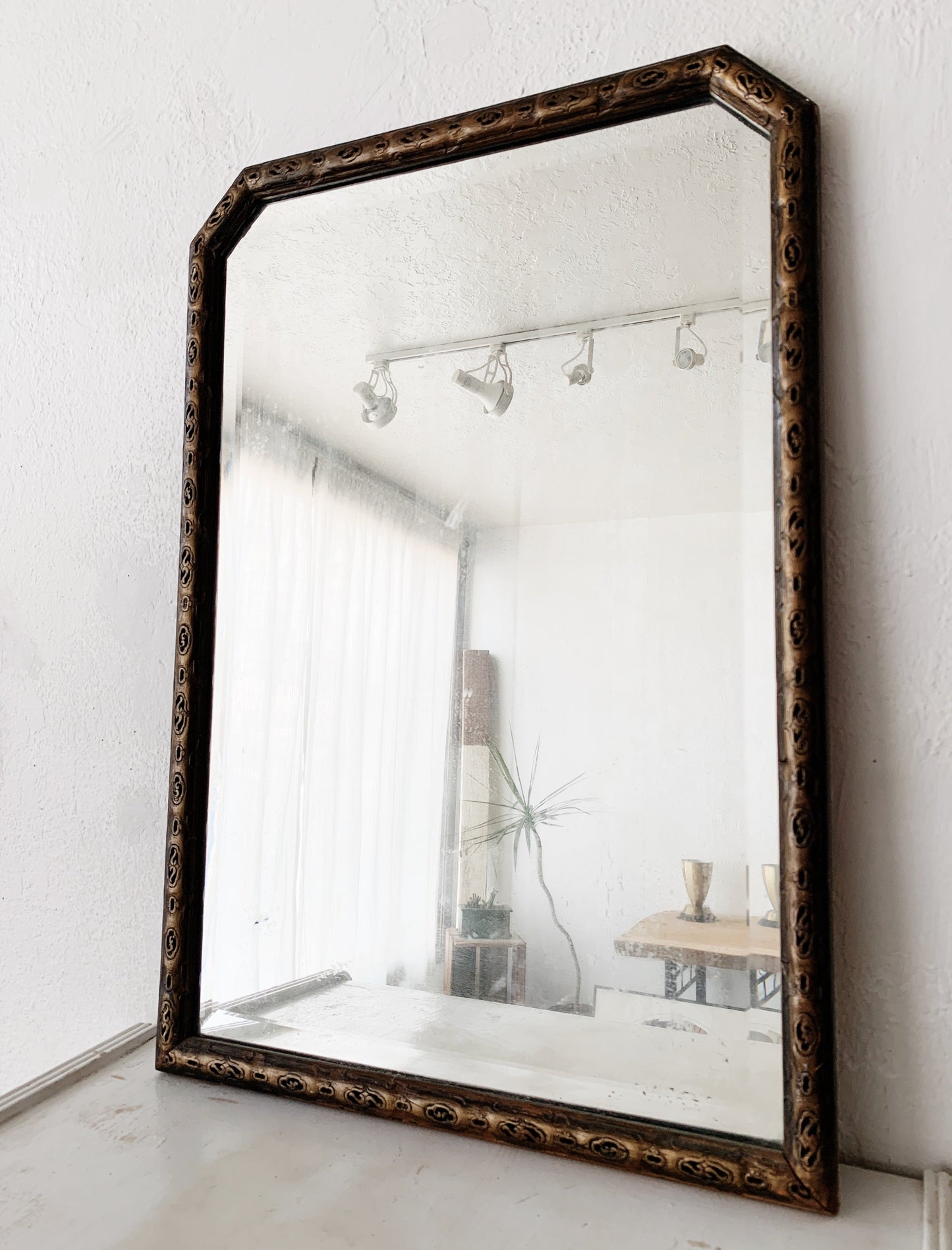 Antique Beveled Mirror