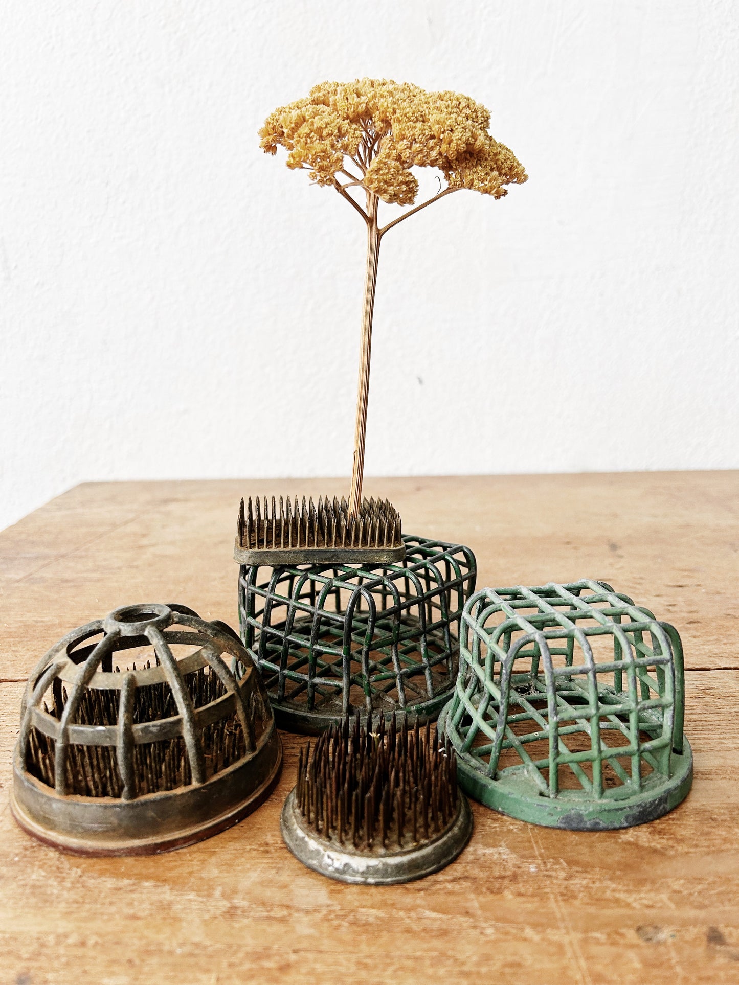 Antique Floral Frog Collection