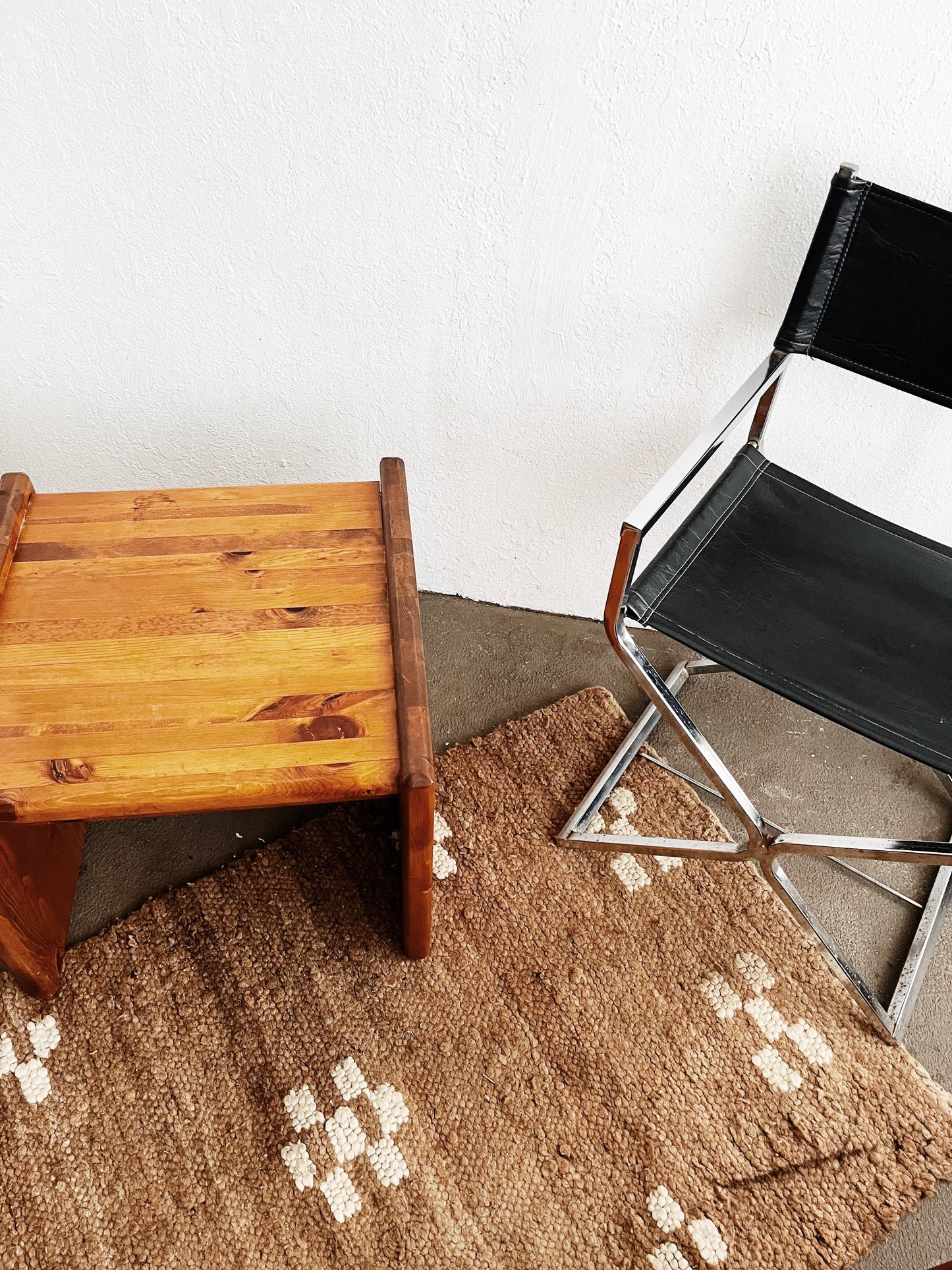 Vintage Alpaca Wool Rug