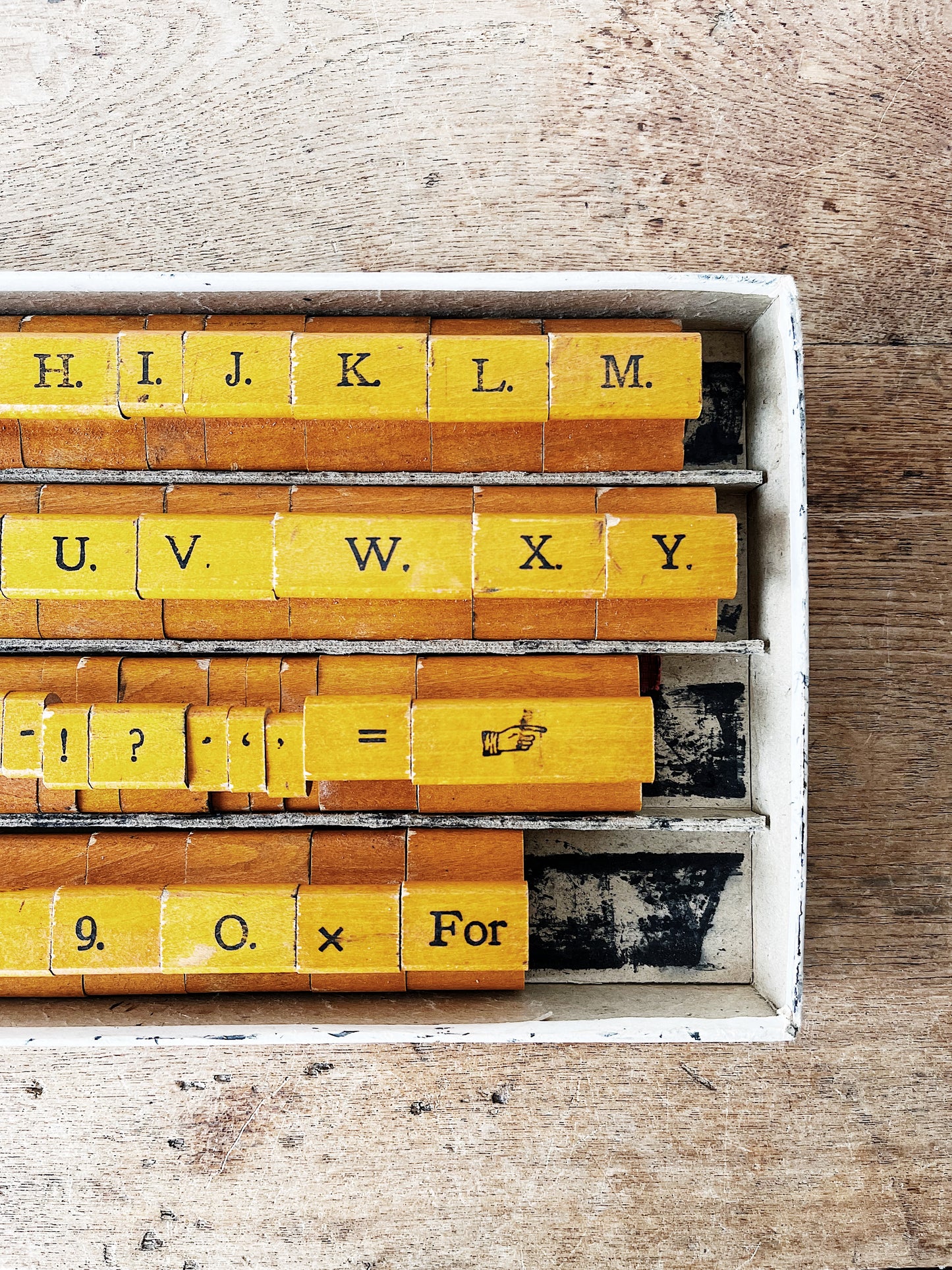 Antique Stamp Printing Set