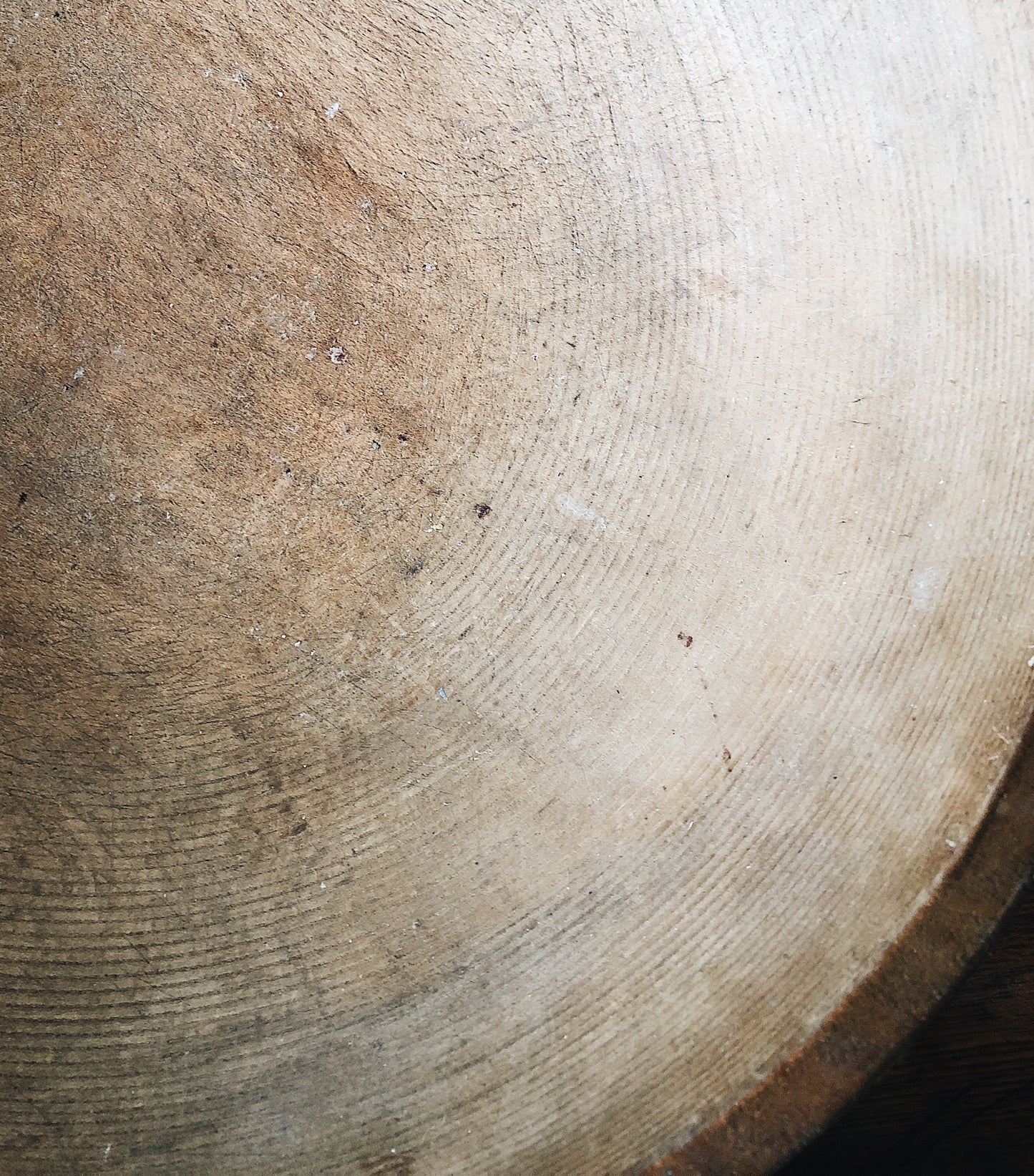Antique Wooden Dough Bowl