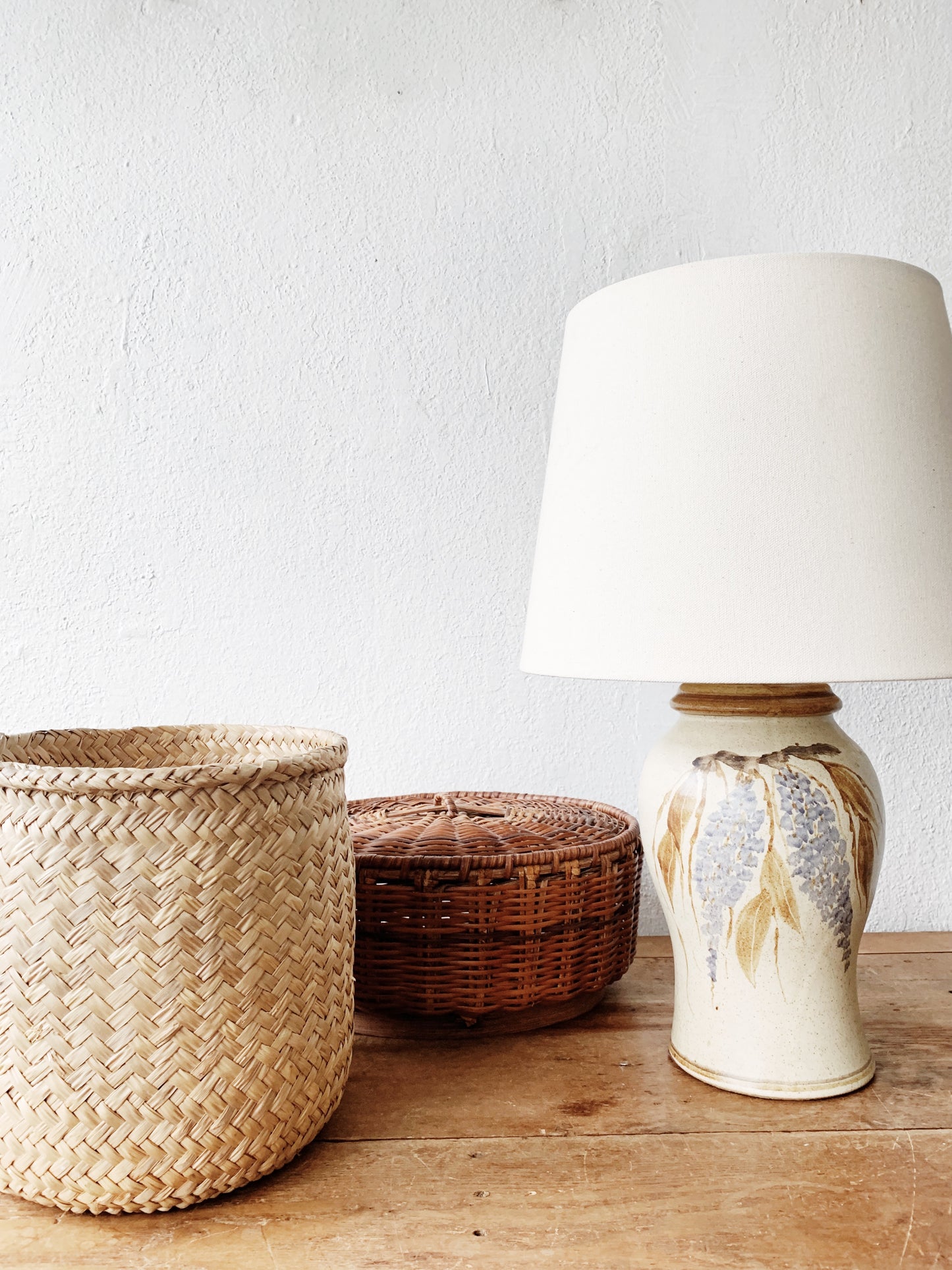 Vintage Pottery Lamp