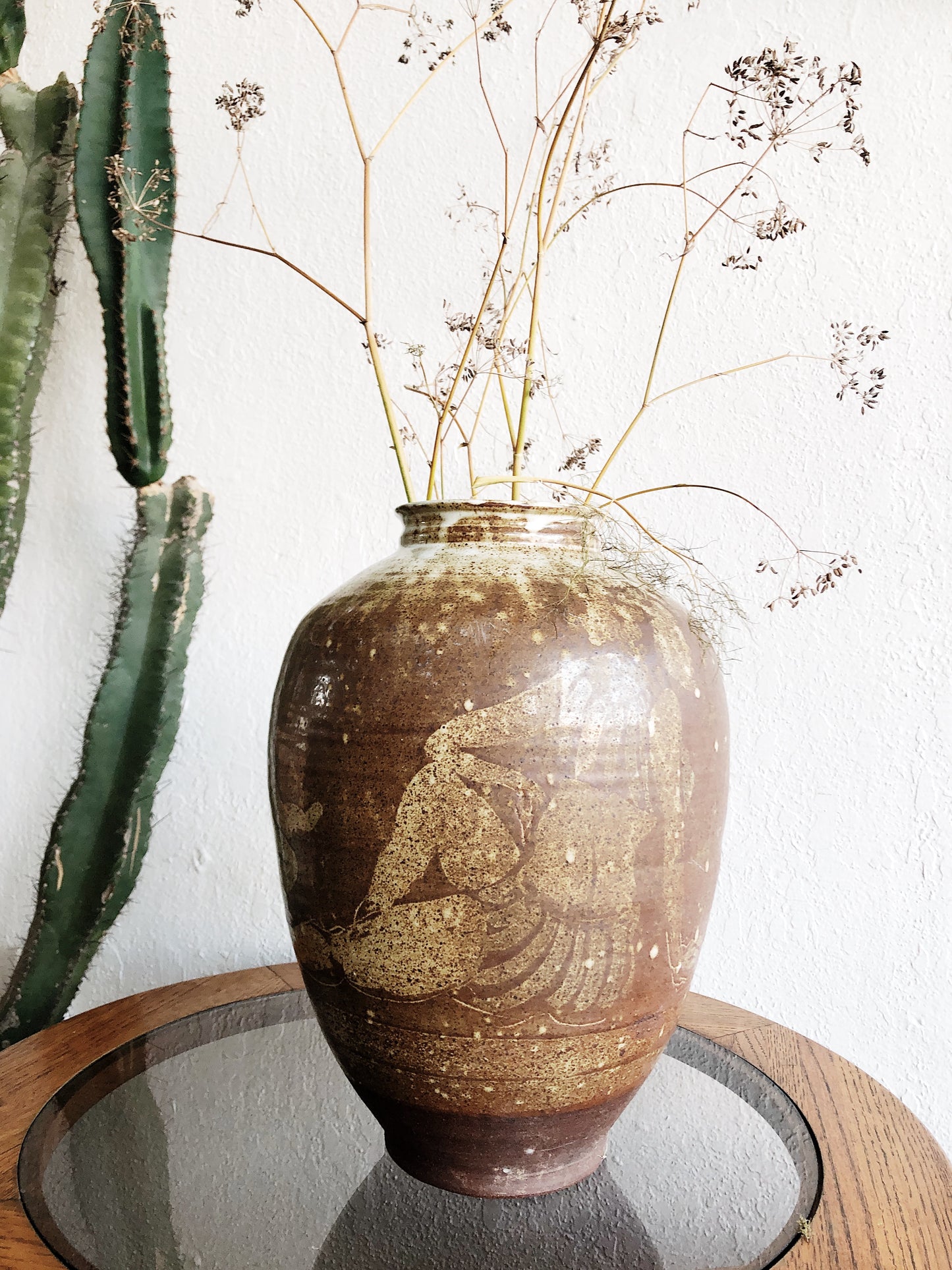 Vintage Handmade Figural Vase