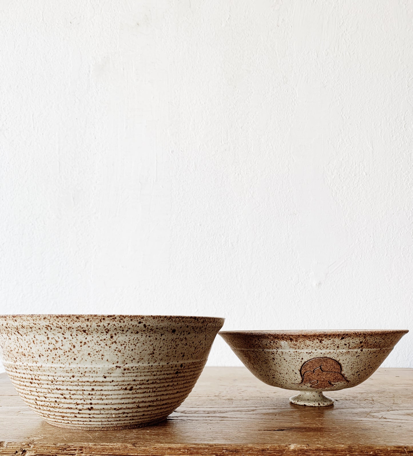 Vintage Lidded Stoneware Bowl