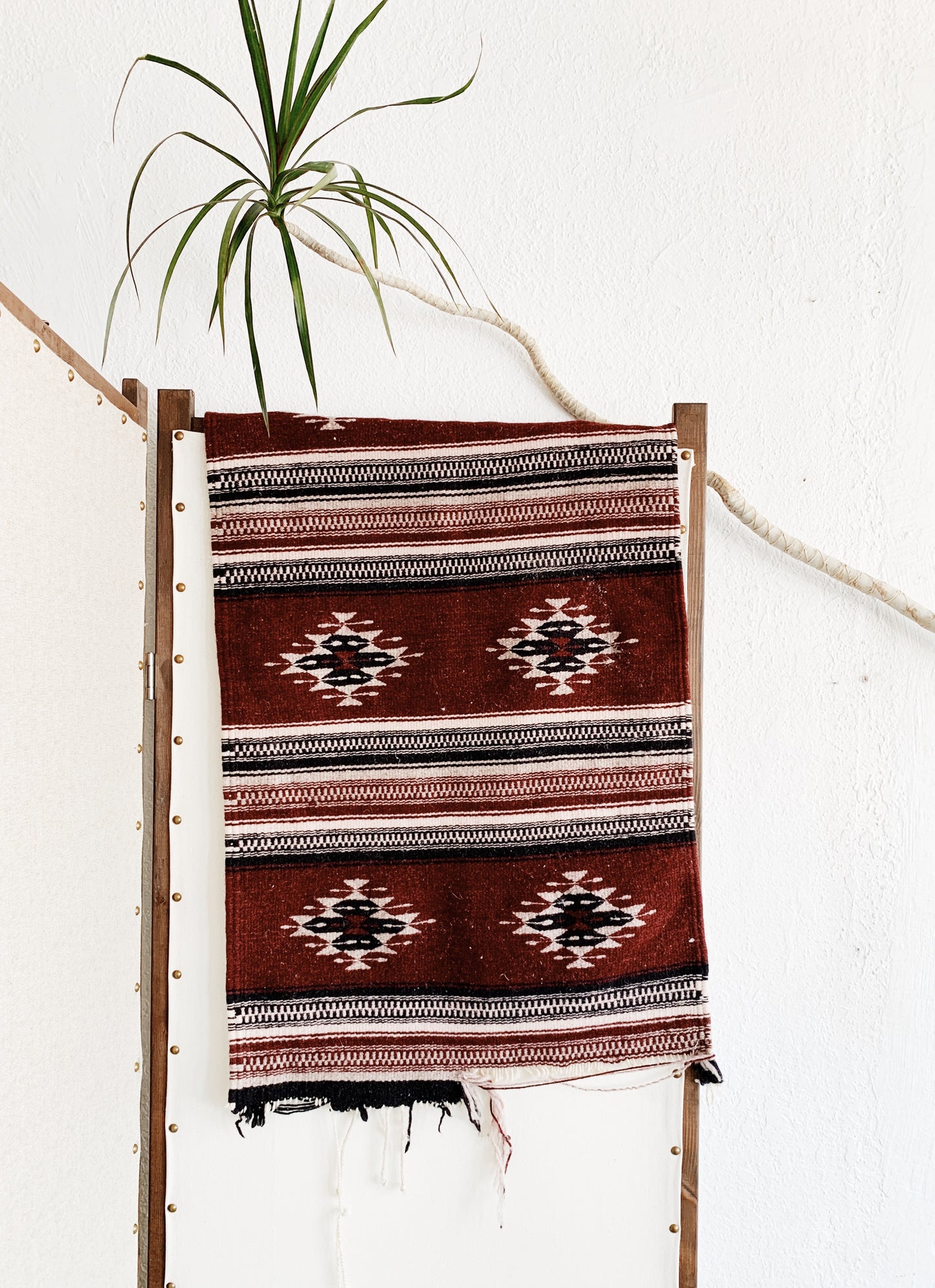 Vintage Thick Wool Blend Rug