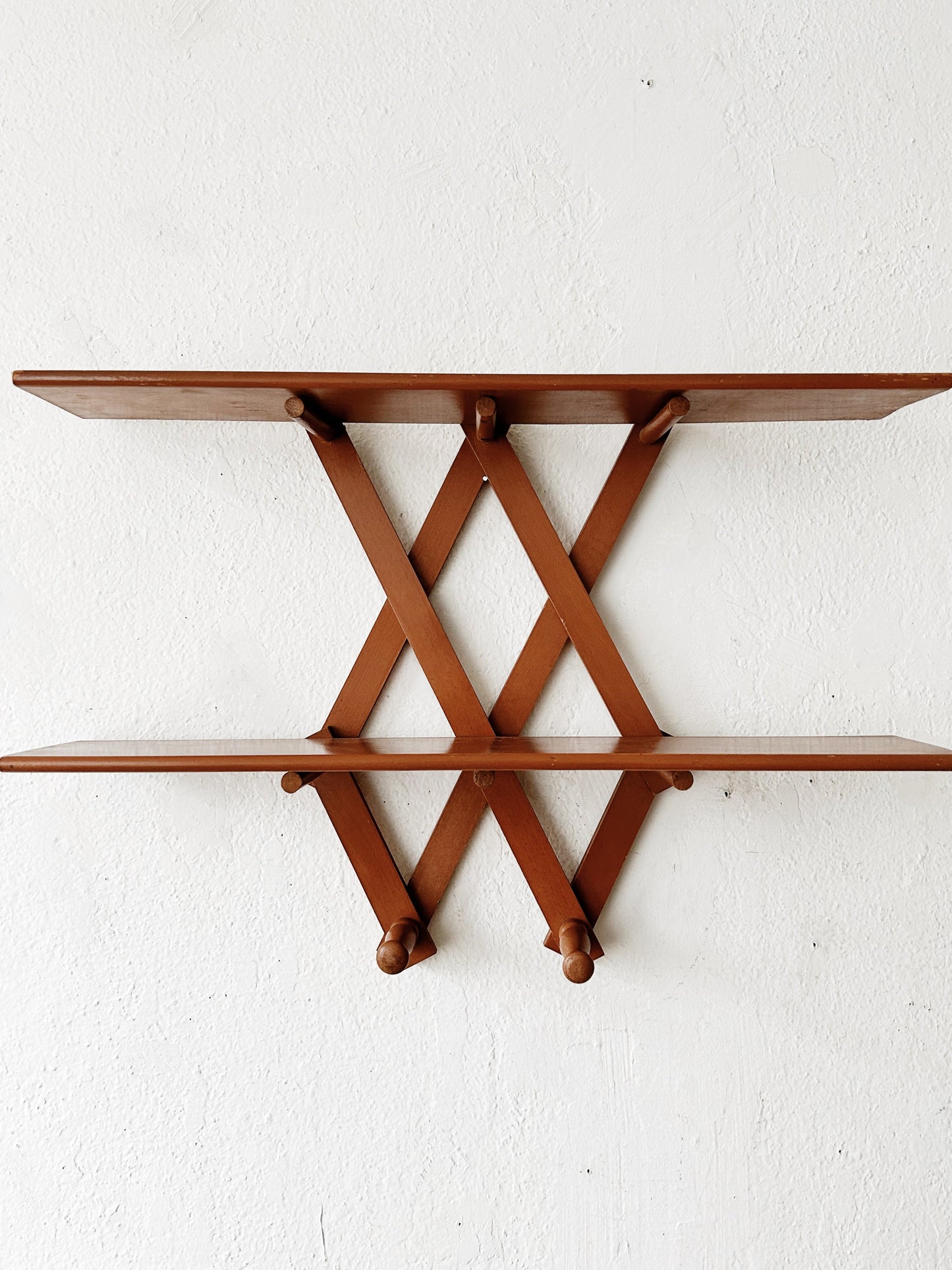 Vintage Wood Folk Shelf
