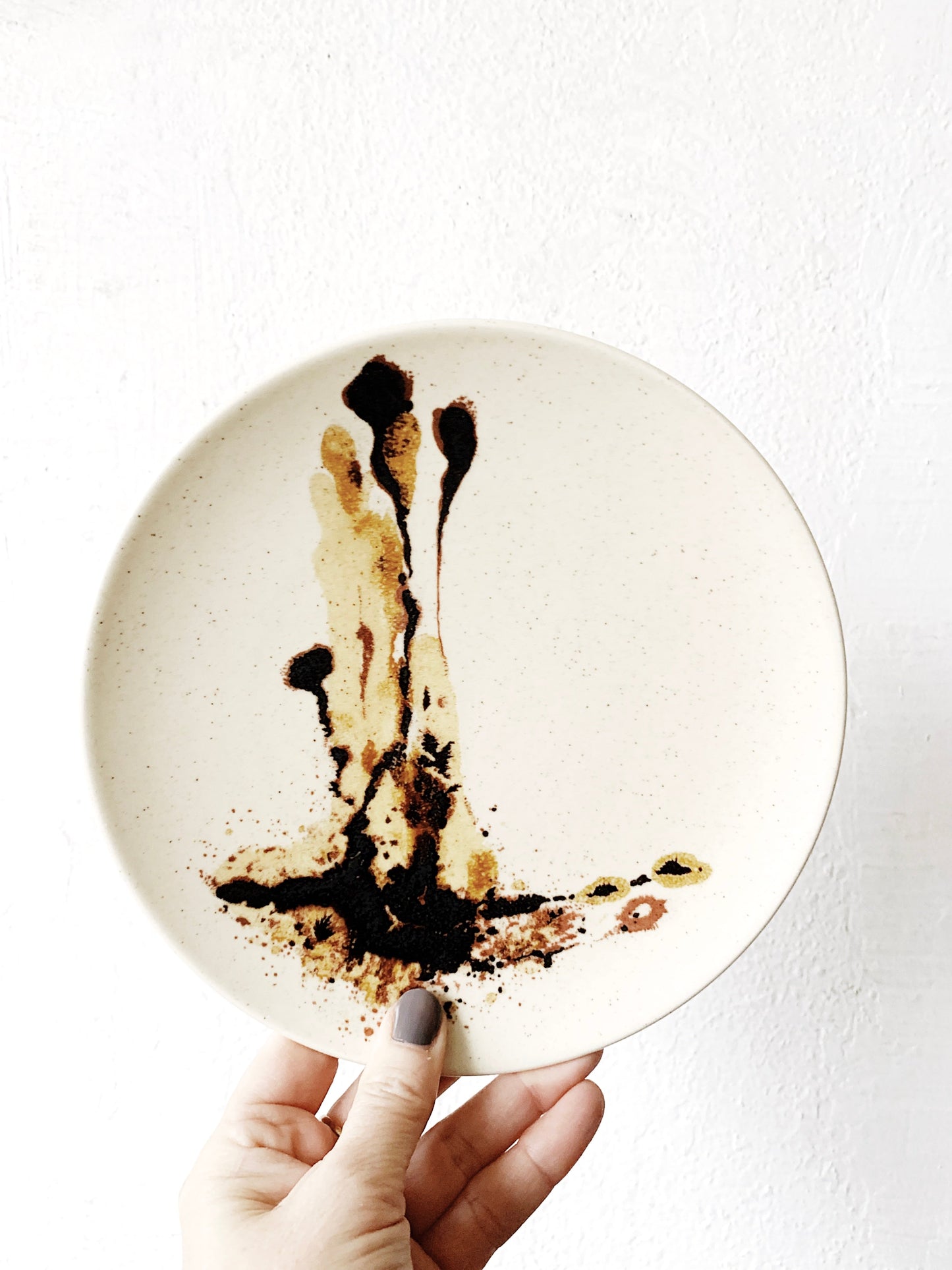 1970’s Mikasa Indian Feast Peace Pipe and Bark Brown 24 PC Set