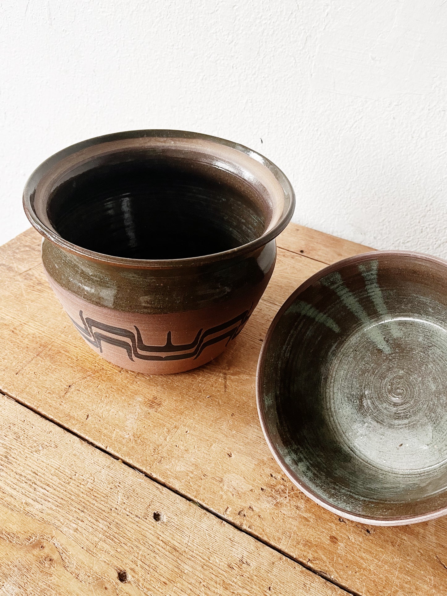 Vintage Navajo Lidded Crock