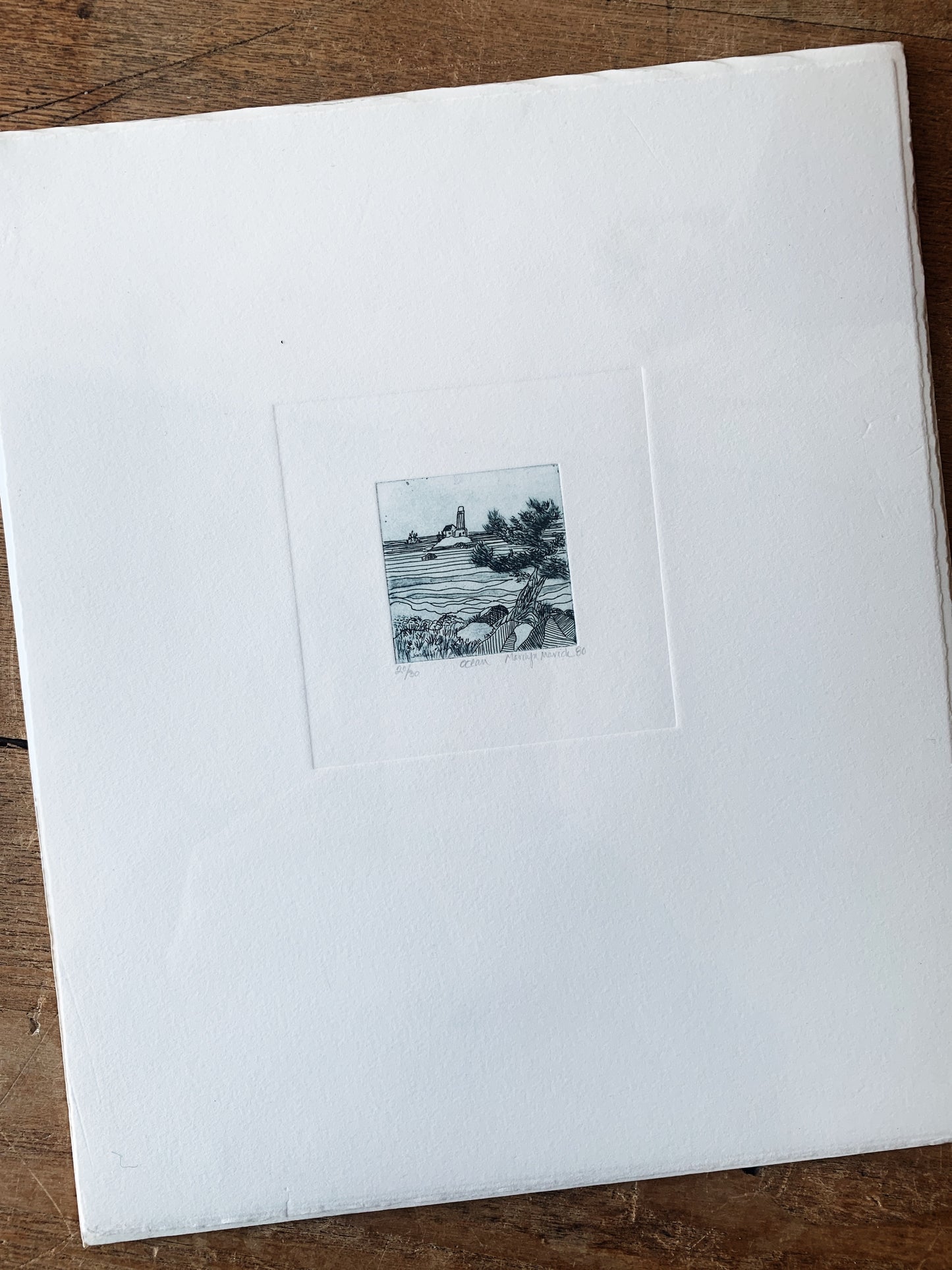 Original Vintage Etching